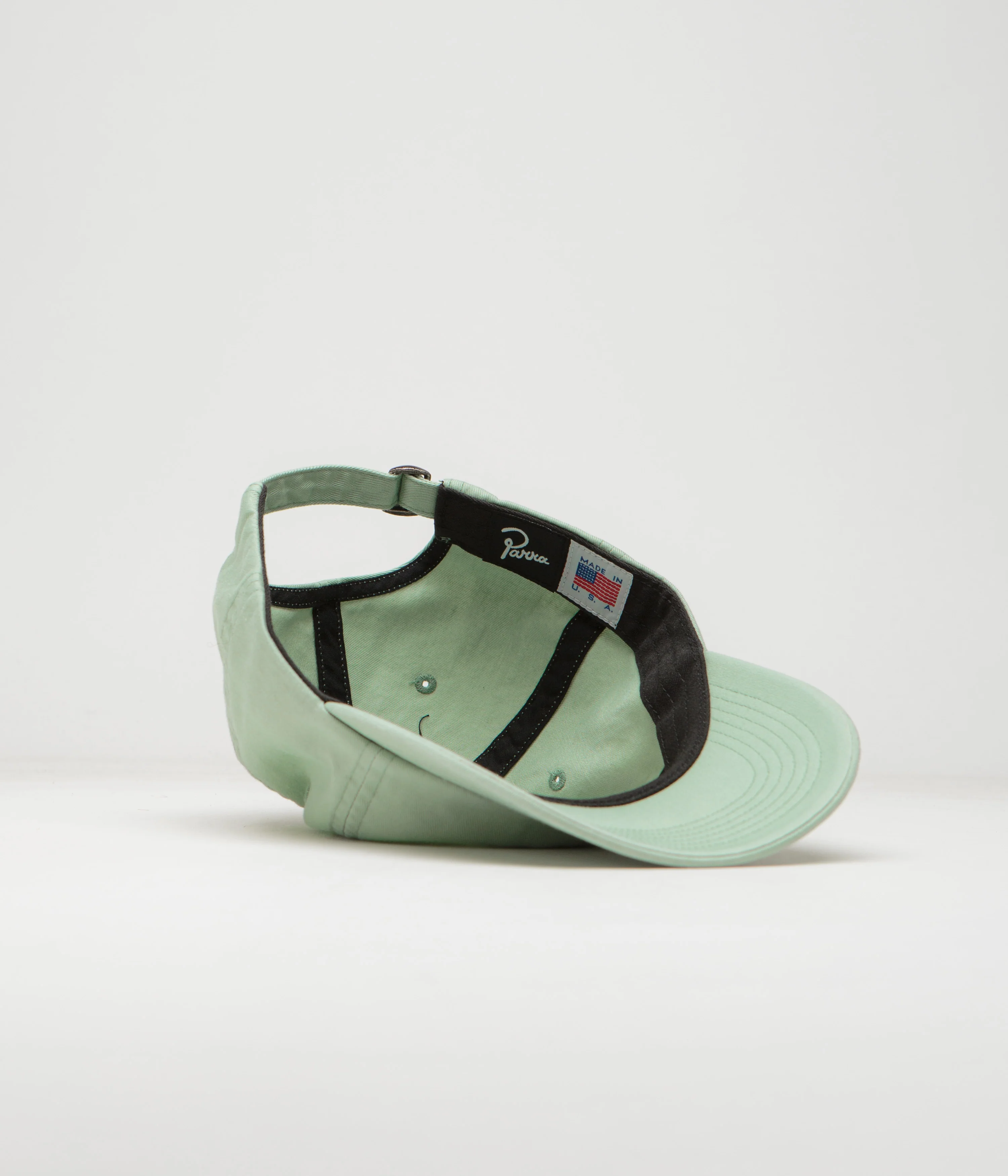 by Parra Script Logo Cap - Sage Green - Image 4