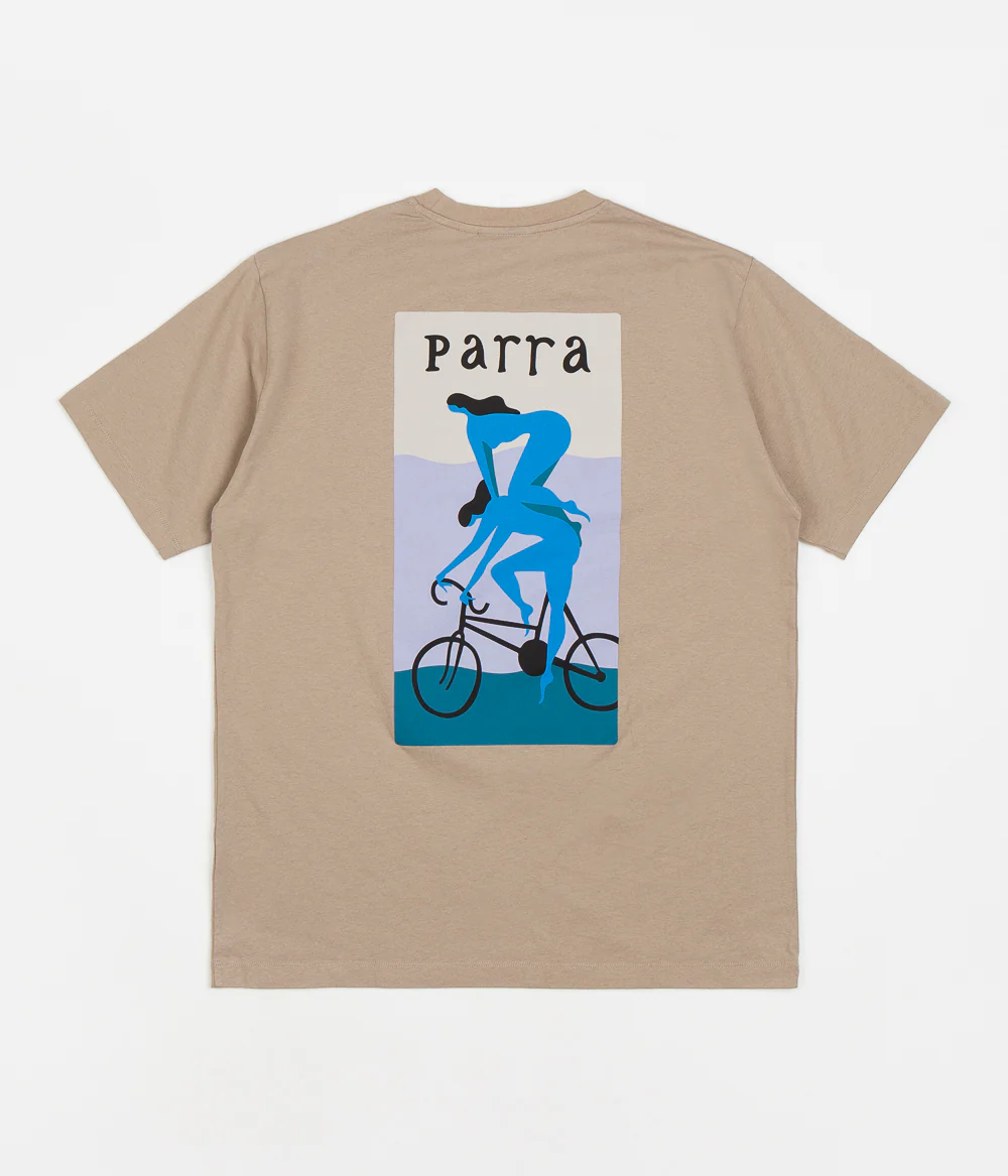 by Parra Spirits Of The Beach T-Shirt - Mushroom Brown - Image 2