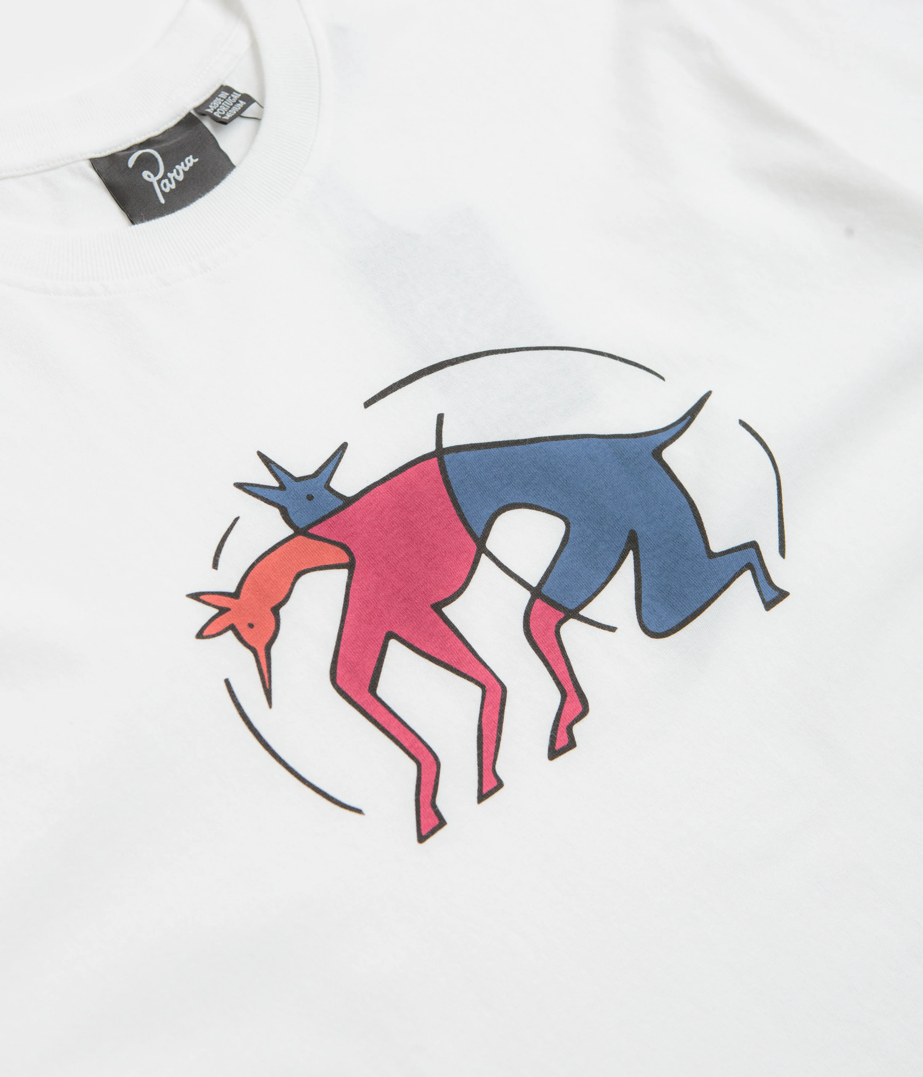 by Parra The Zoomies T-Shirt - White - Image 2