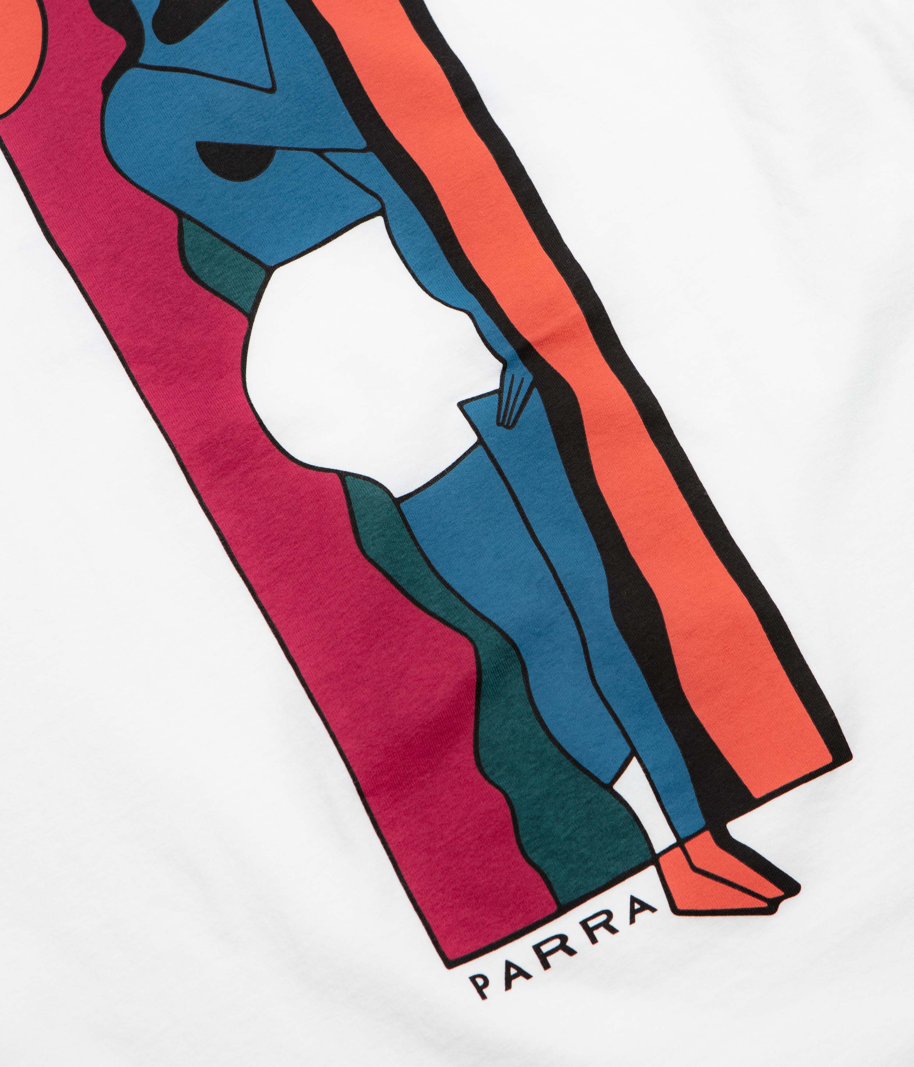 by Parra Vertical Thoughts T-Shirt - White - Image 5