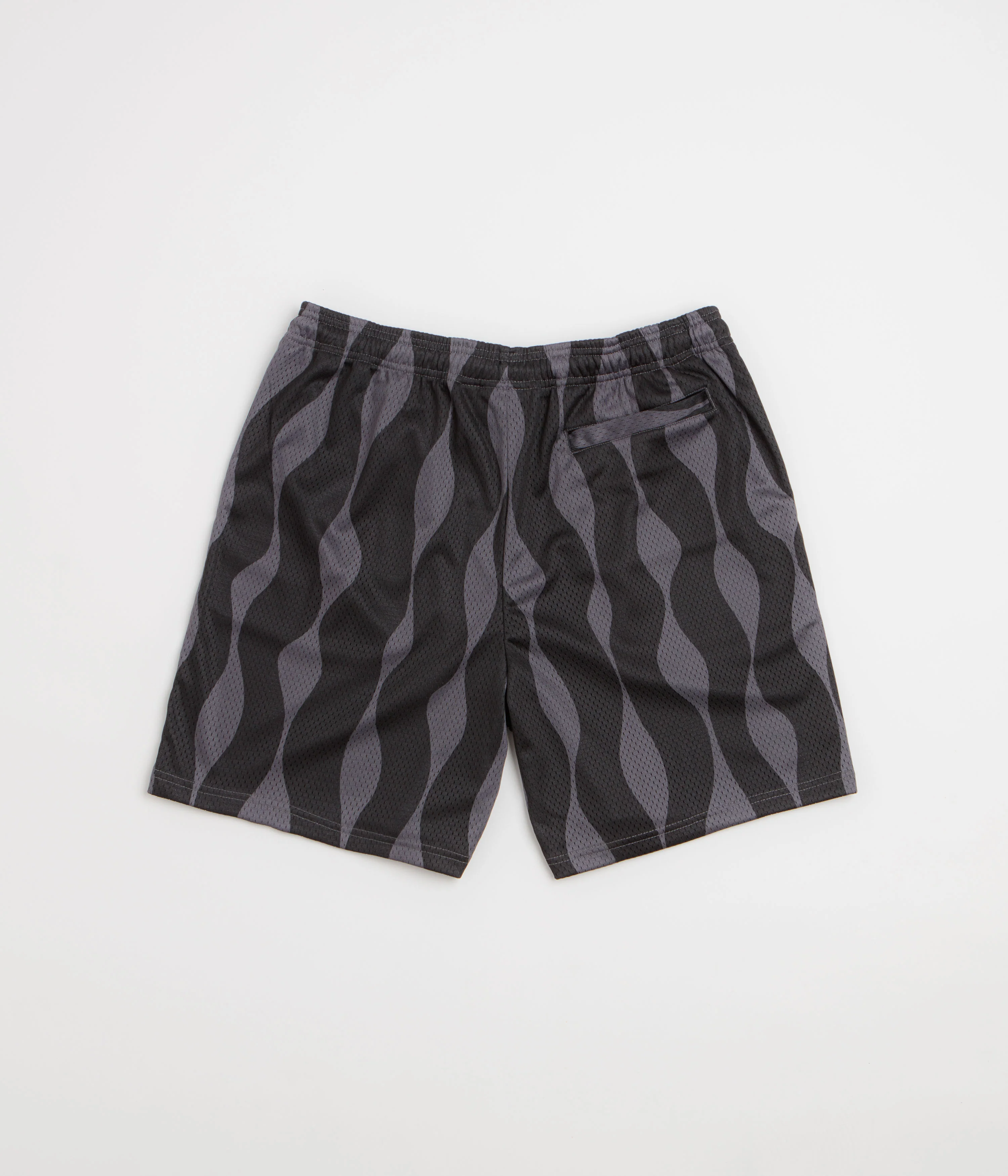 by Parra Waved Mesh Shorts - Black - Image 2