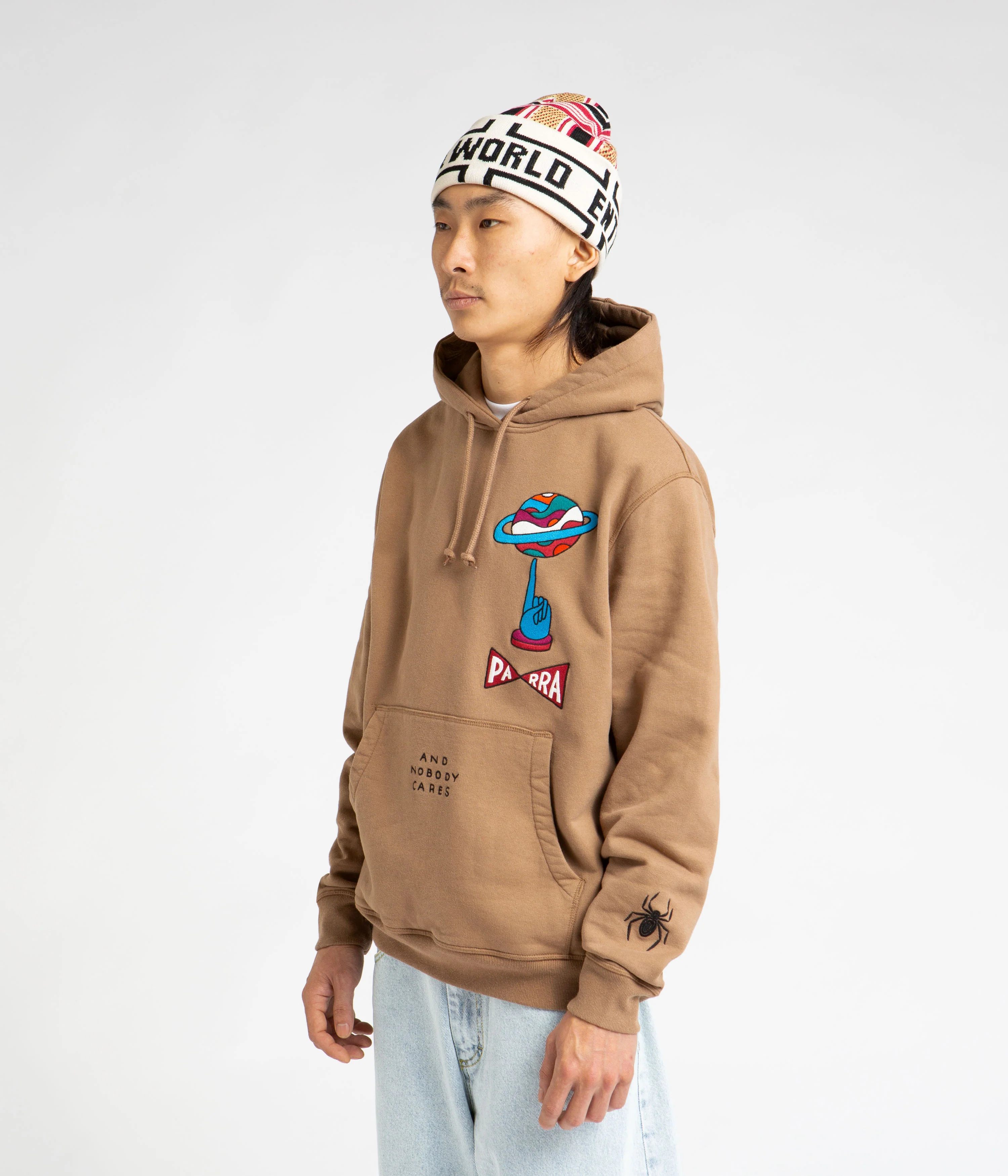 by Parra World Balance Hoodie - Camel - Image 2