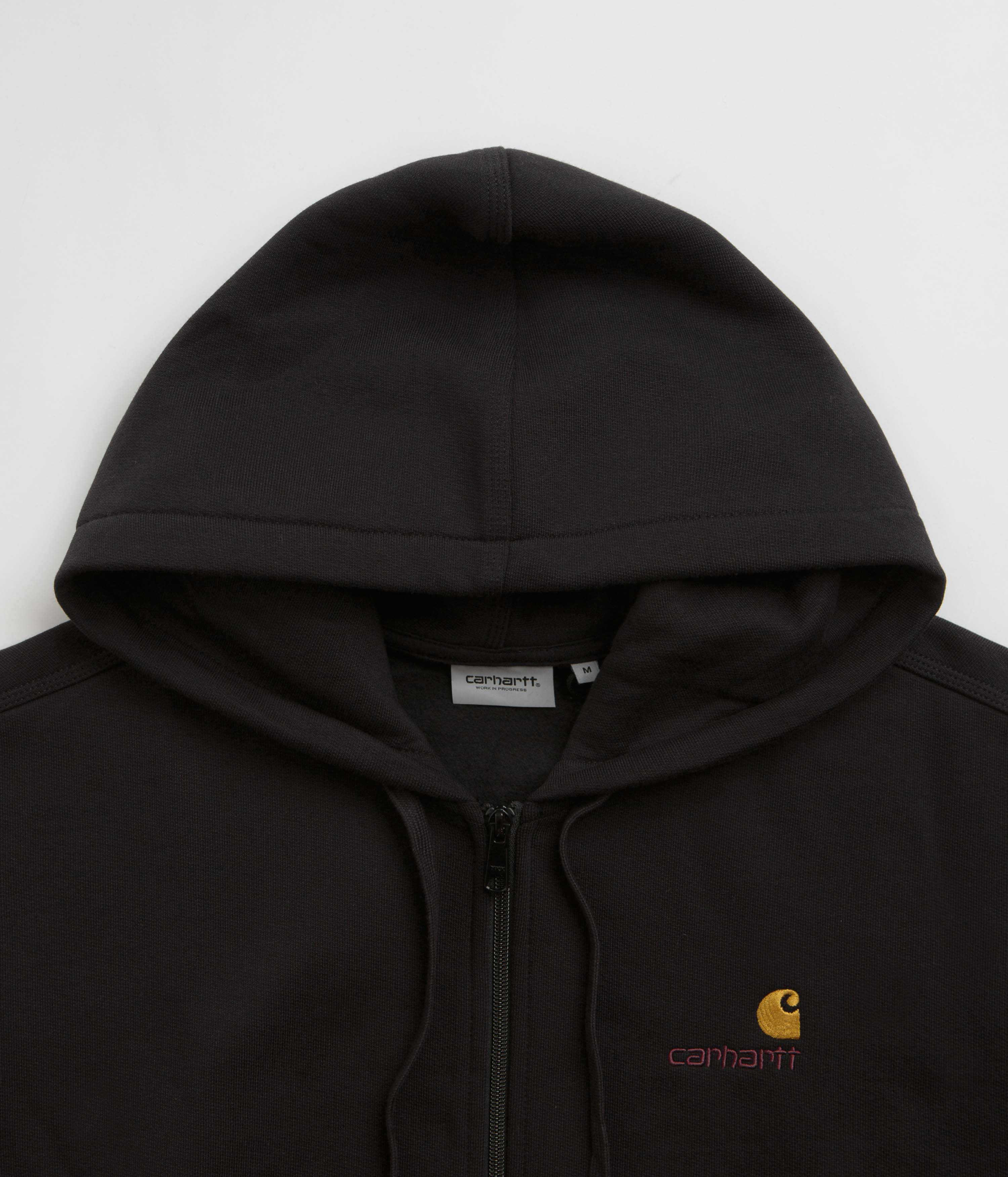 Carhartt American Script Hooded Jacket - Black - Image 4