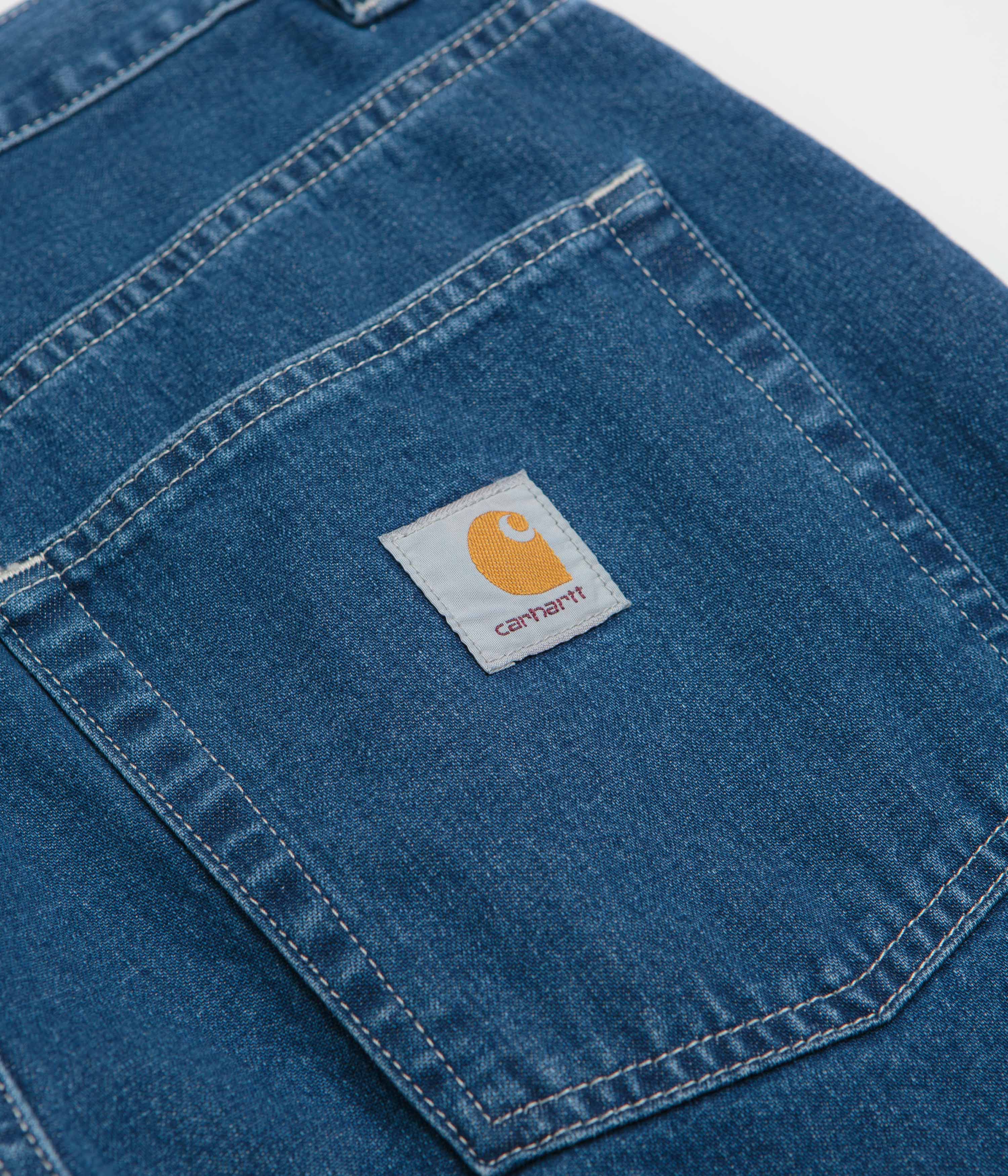 Carhartt Brandon Shorts - Stone Washed Blue - Image 8