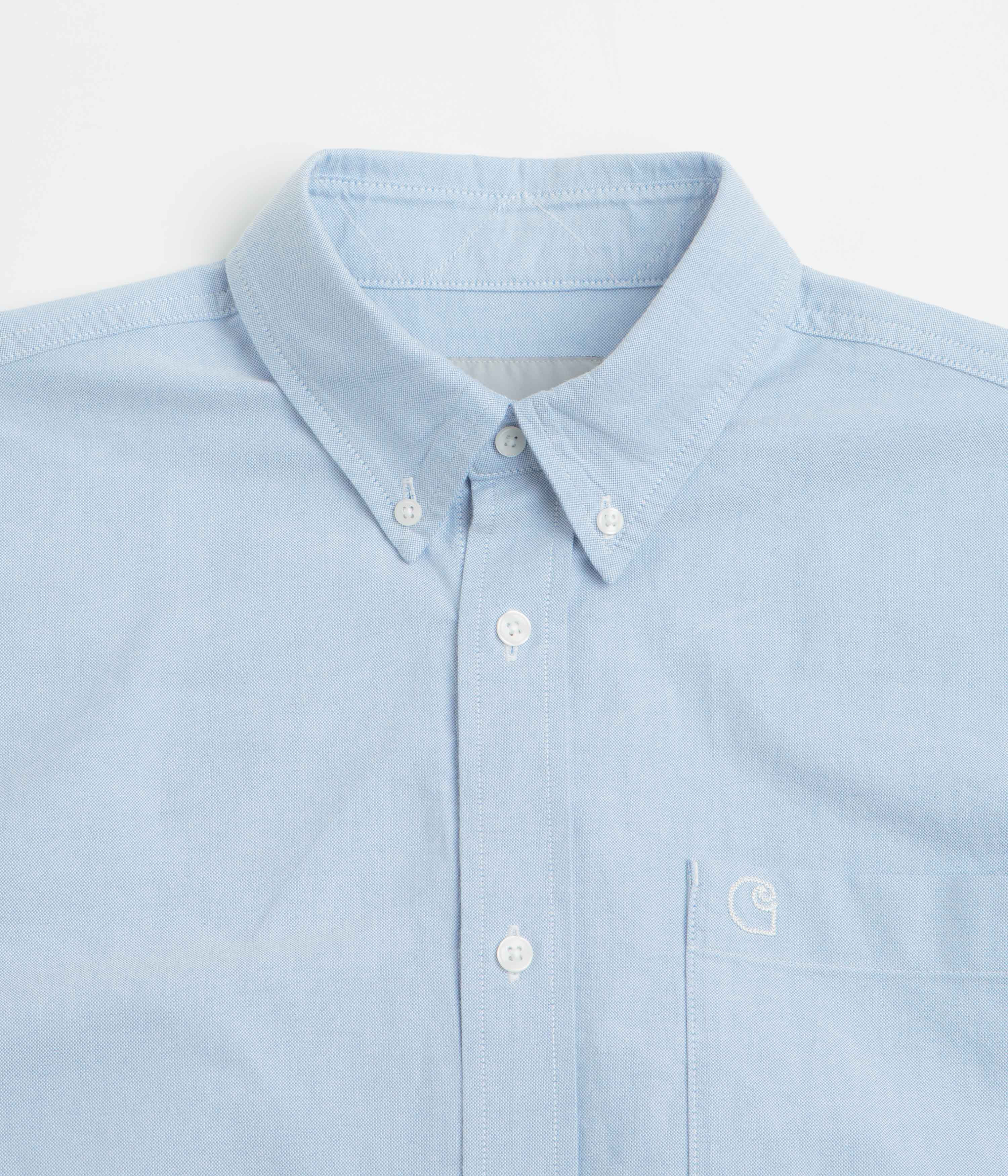 Carhartt Braxton Short Sleeve Shirt - Bleach / Wax - Image 2