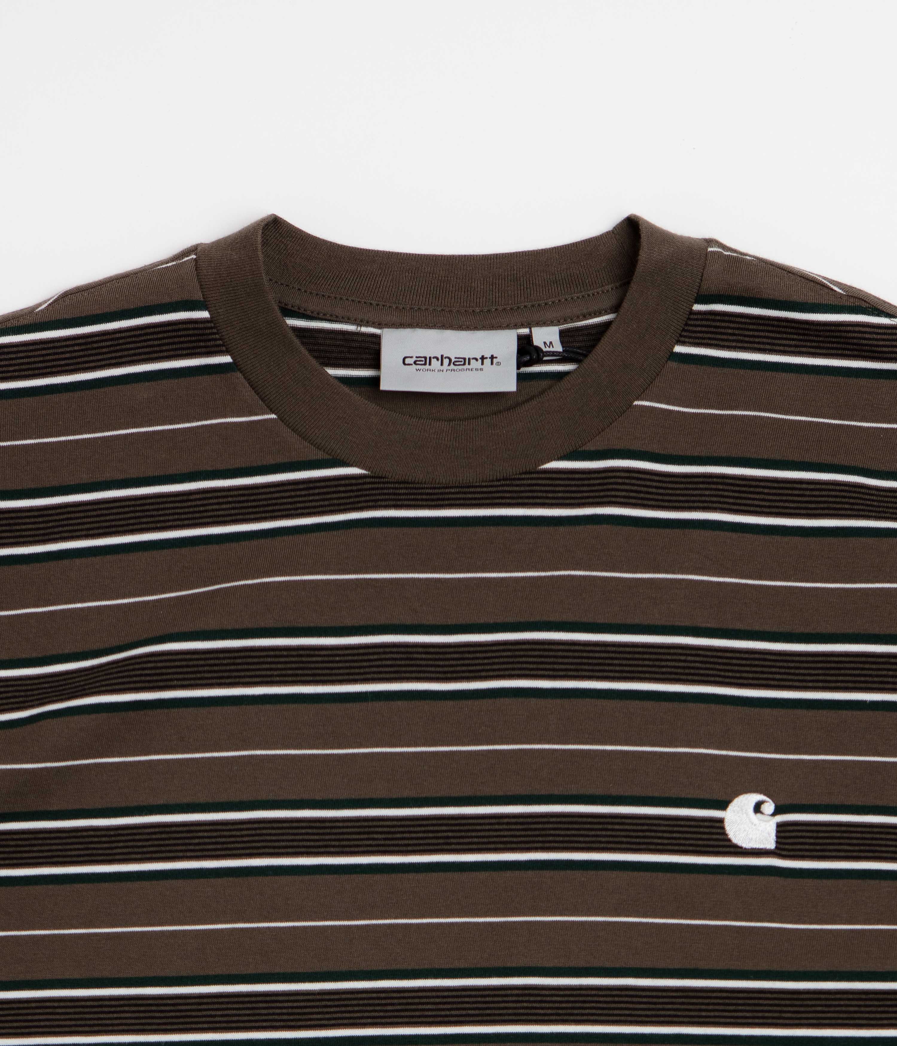 Carhartt Bronson T-Shirt - Bronson Stripe / Cypress - Image 2