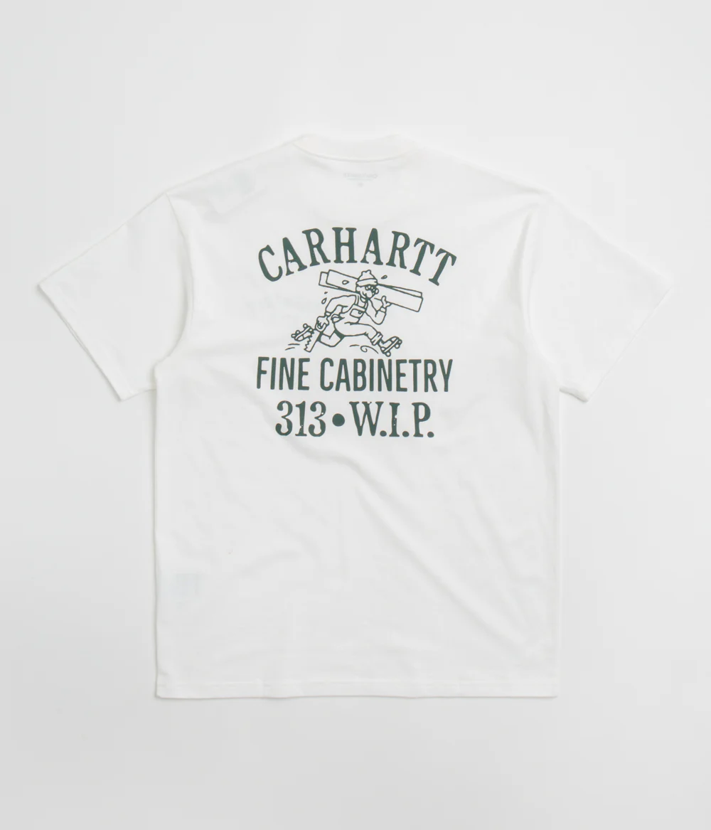 Carhartt Cabinetry T-Shirt - White / Black