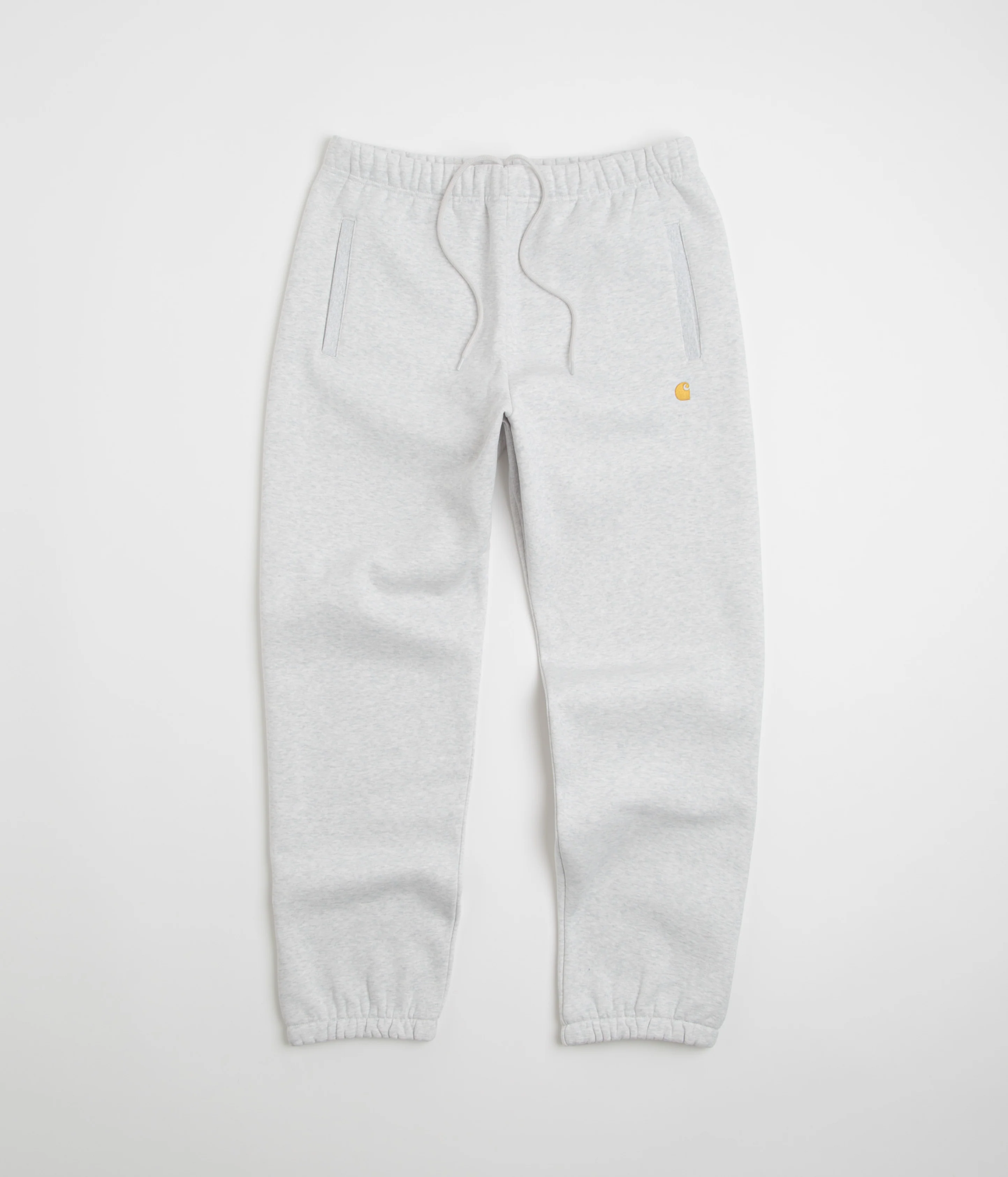 Carhartt Chase Sweatpants - Ash Heather / Gold