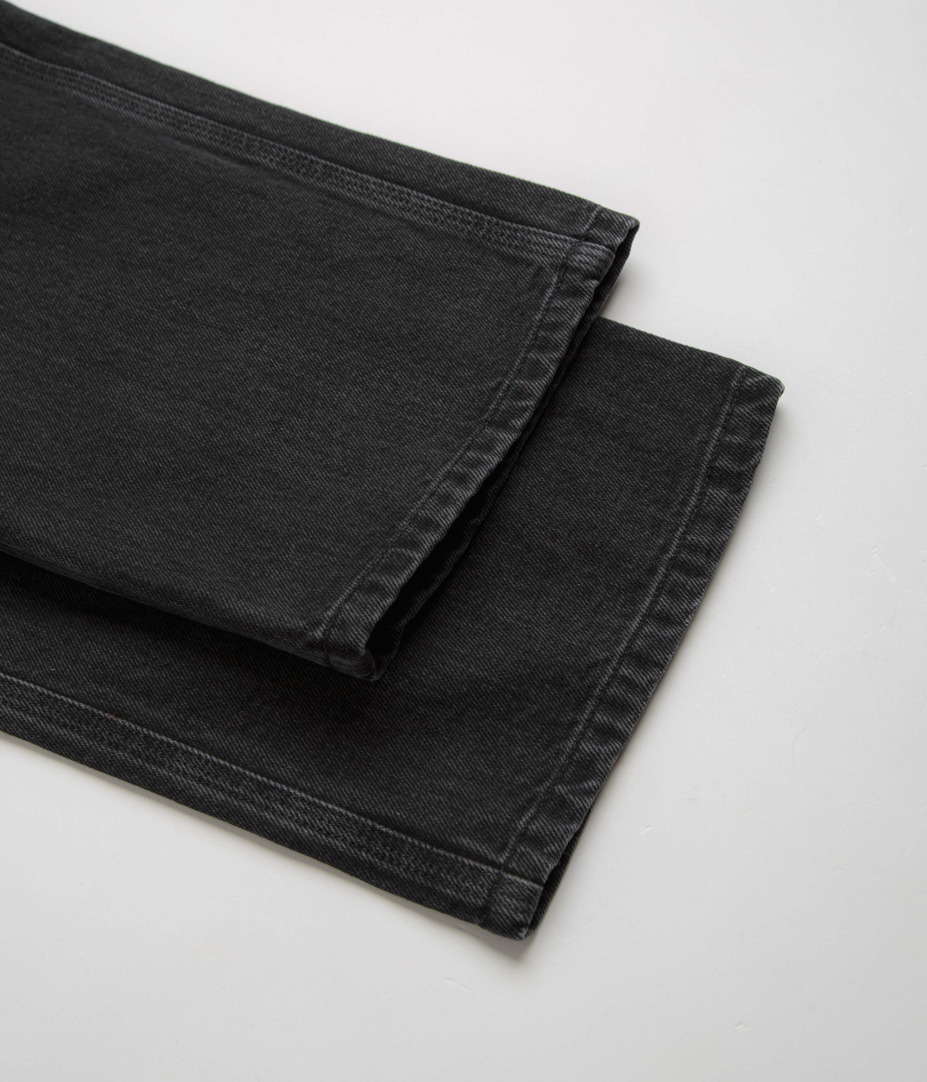 Carhartt Denim Single Knee Pants - Black Stone Washed - Image 9