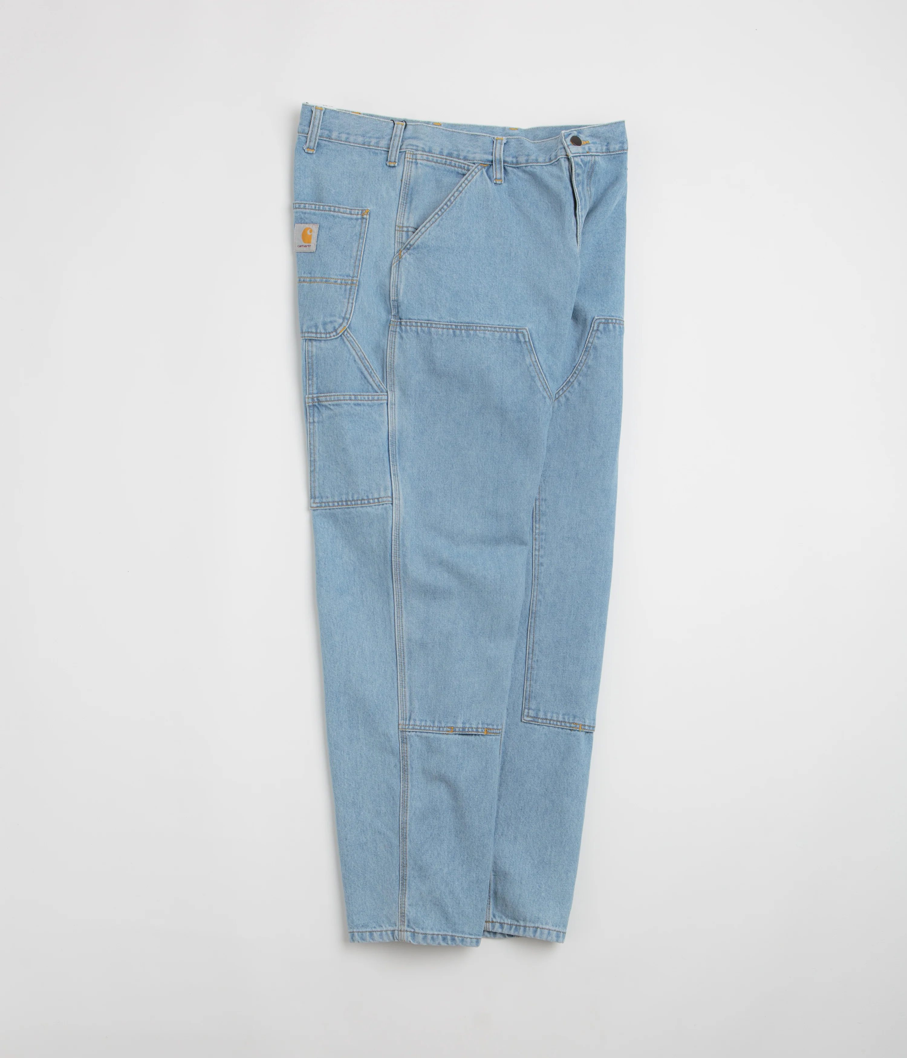Carhartt Double Knee Denim Pants - Blue - Image 2