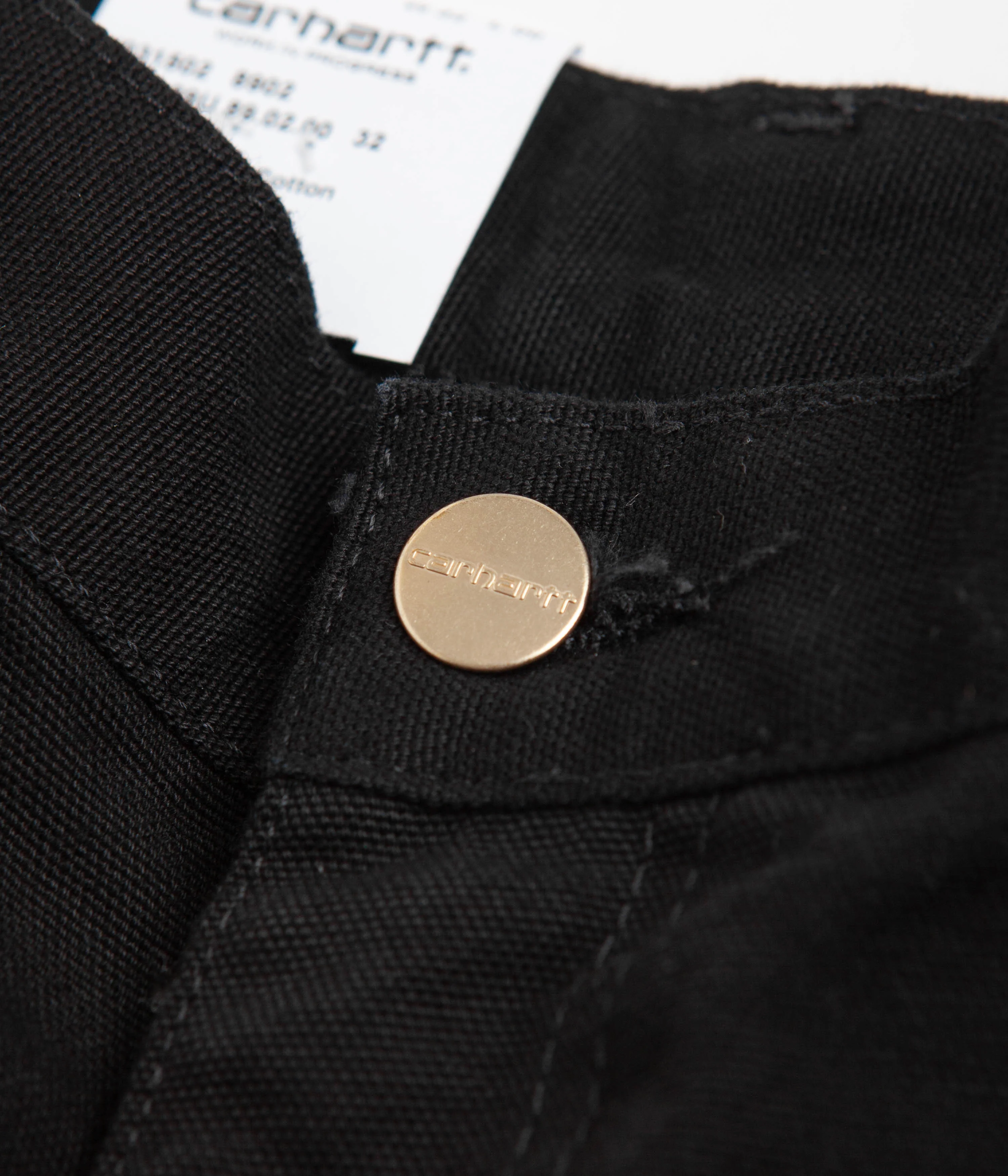 Carhartt Double Knee Shorts - Black - Image 6