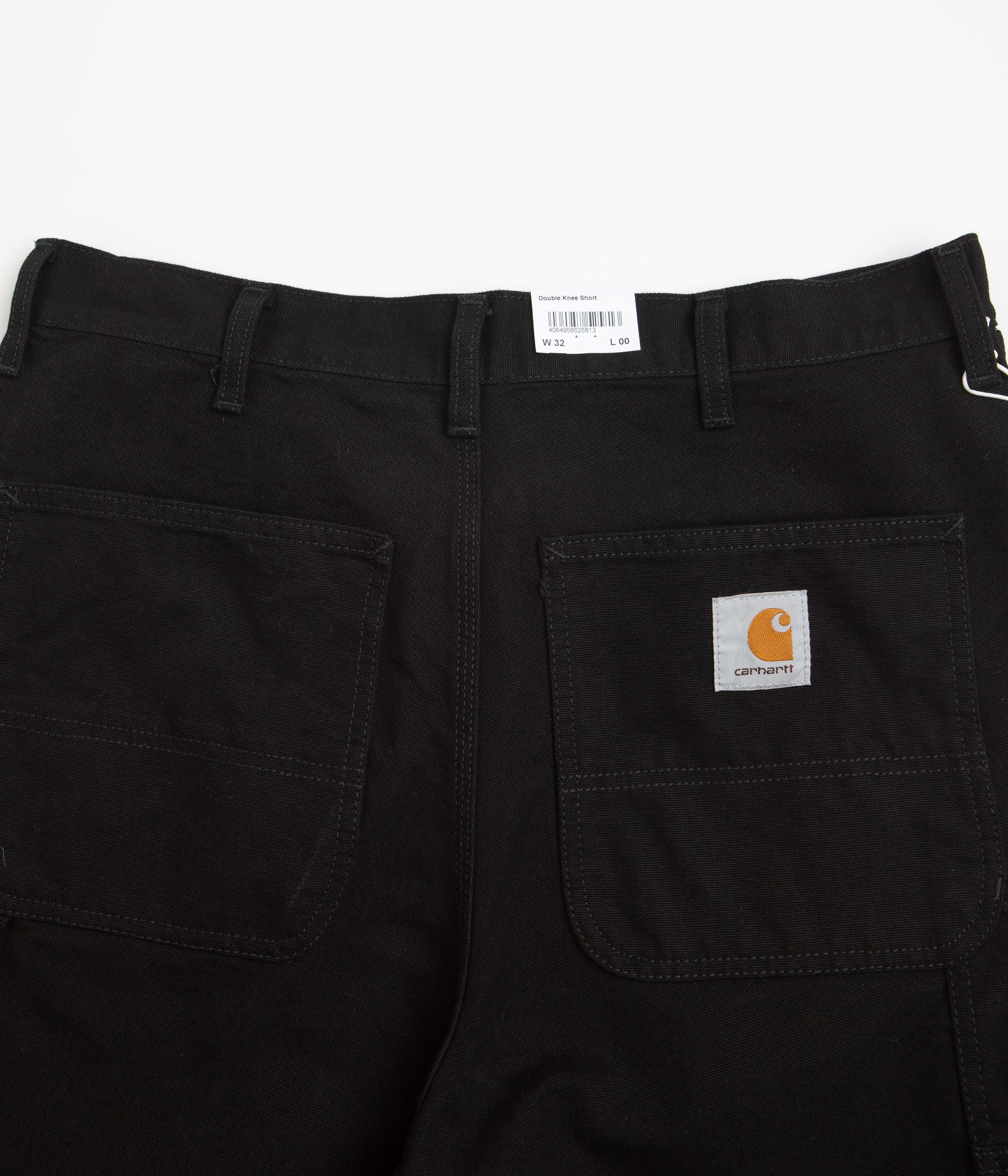 Carhartt Double Knee Shorts - Black - Image 8