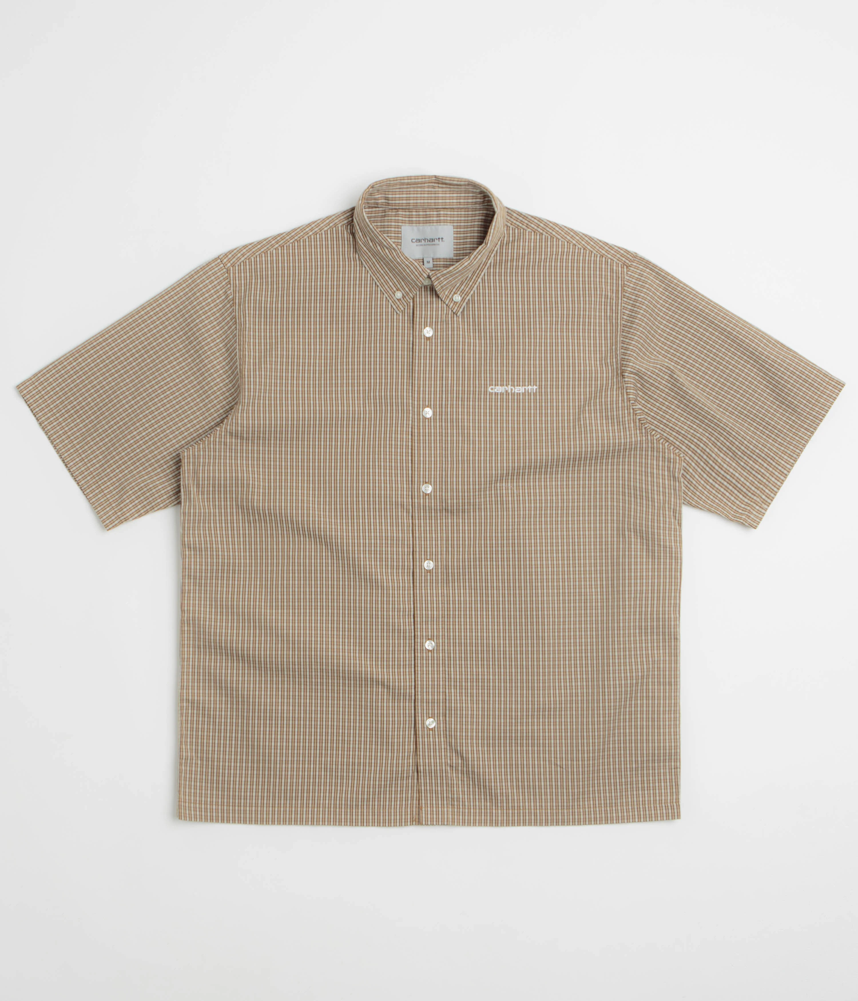 Carhartt Groff Short Sleeve Shirt - Hamilton Brown