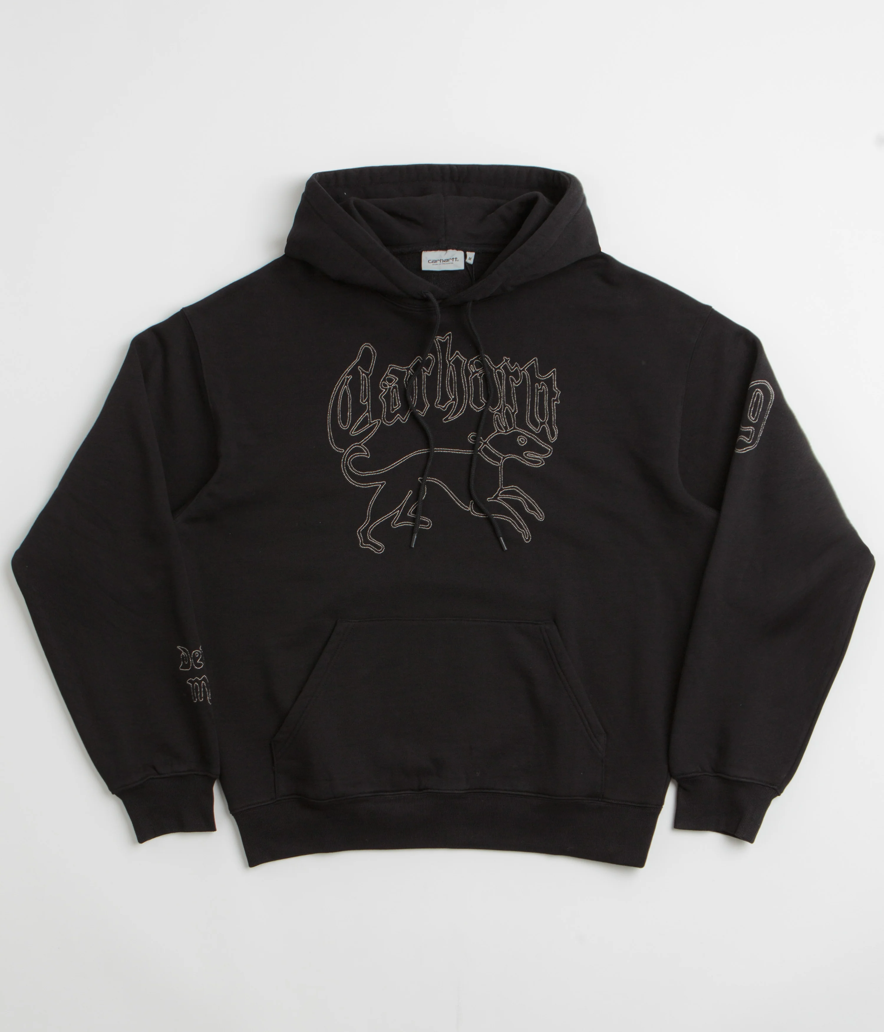 Carhartt Hackwork Hoodie - Black / Wall