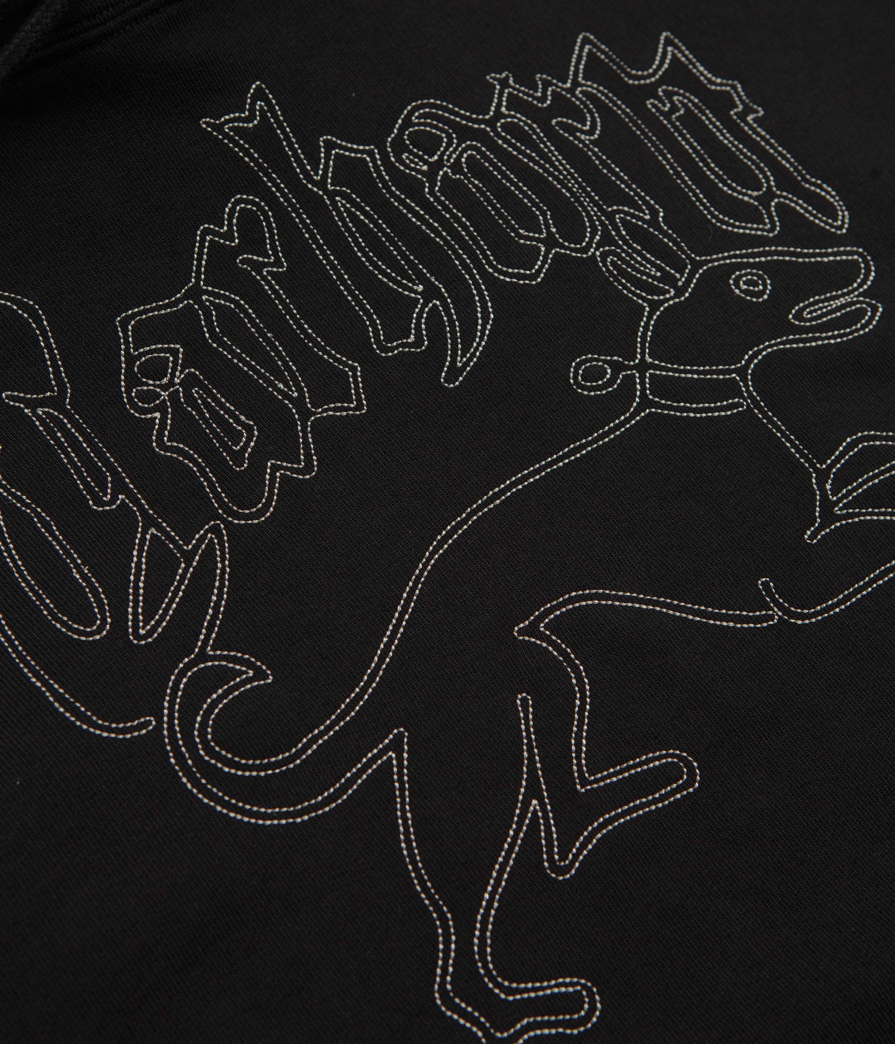 Carhartt Hackwork Hoodie - Black / Wall - Image 3