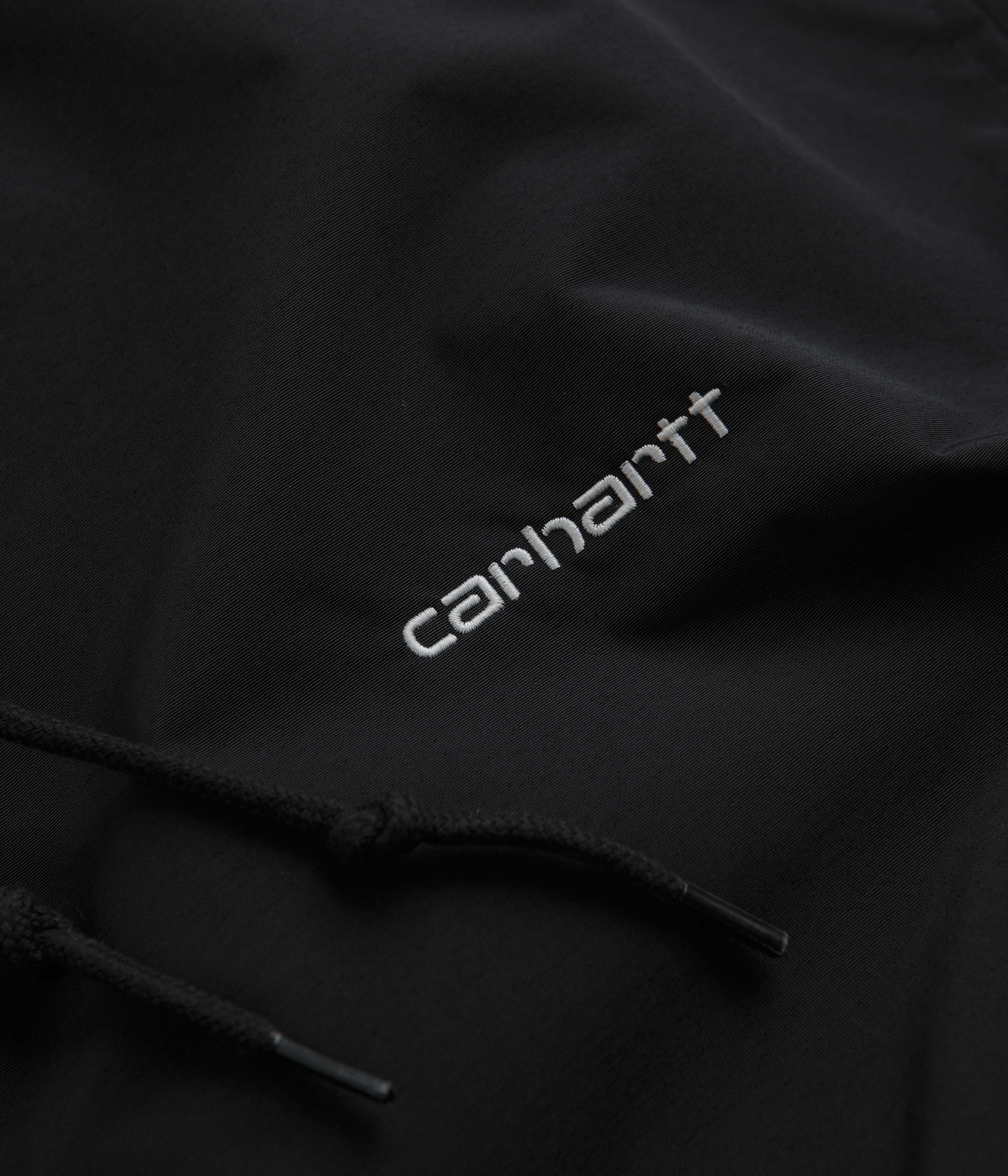 Carhartt Hooded Coach Jacket - Black / White - Image 3