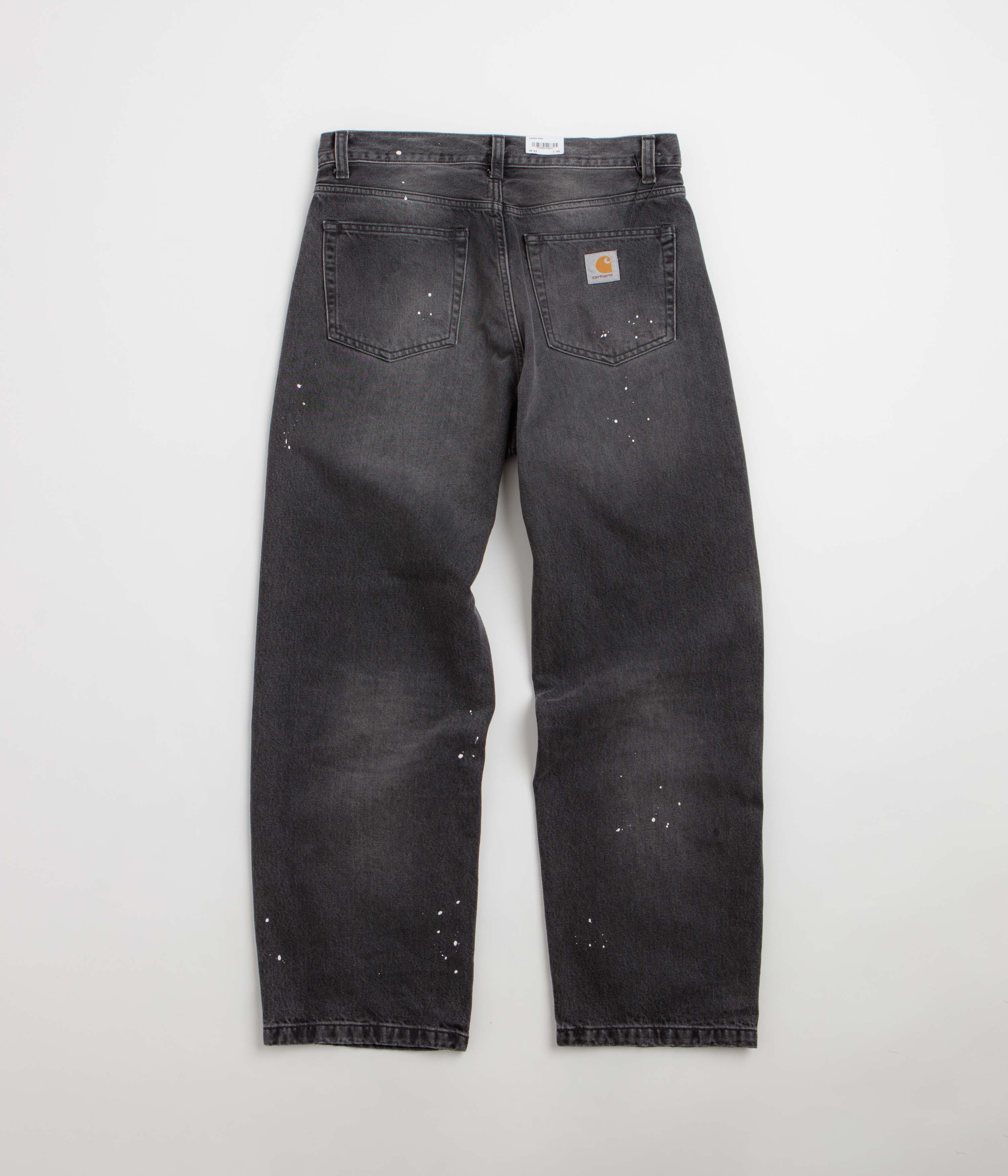 Carhartt Landon Pants - Black Destroy Wash / Splatter - Image 3