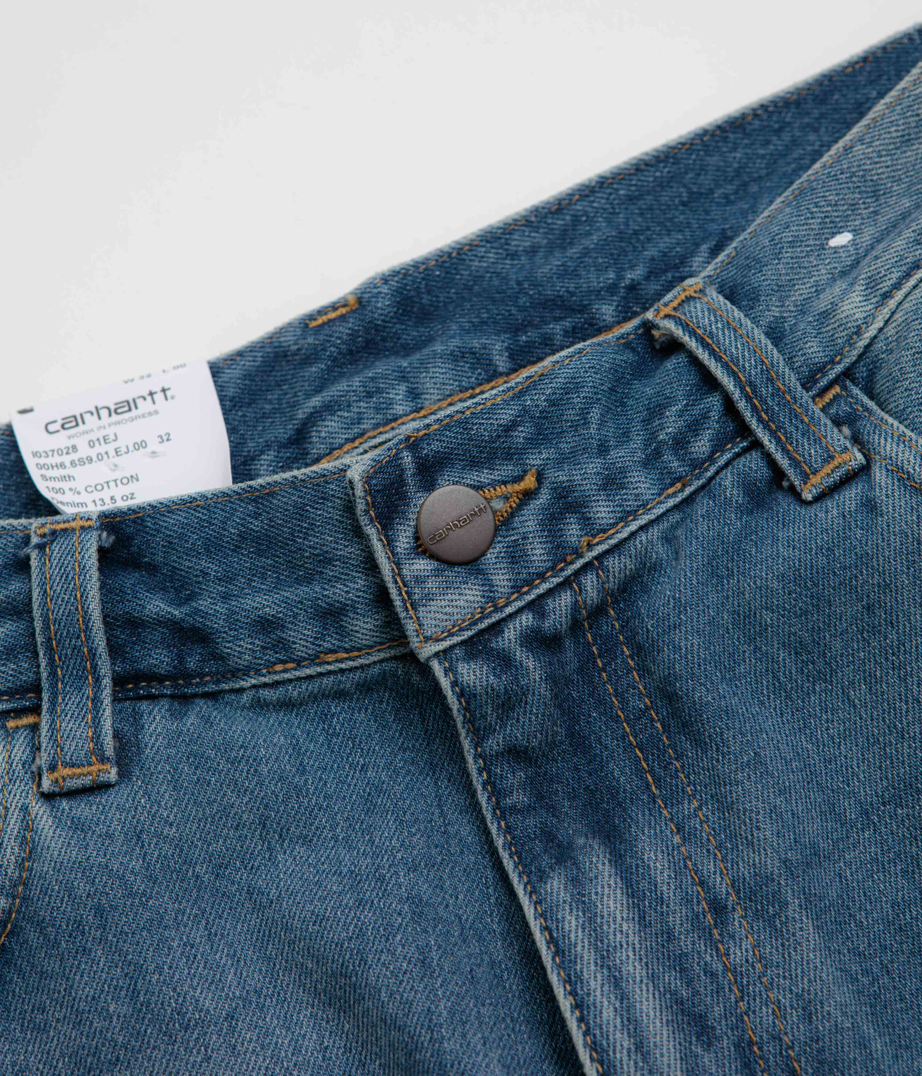 Carhartt Landon Shorts - Blue Destroy Wash / Splatter - Image 5