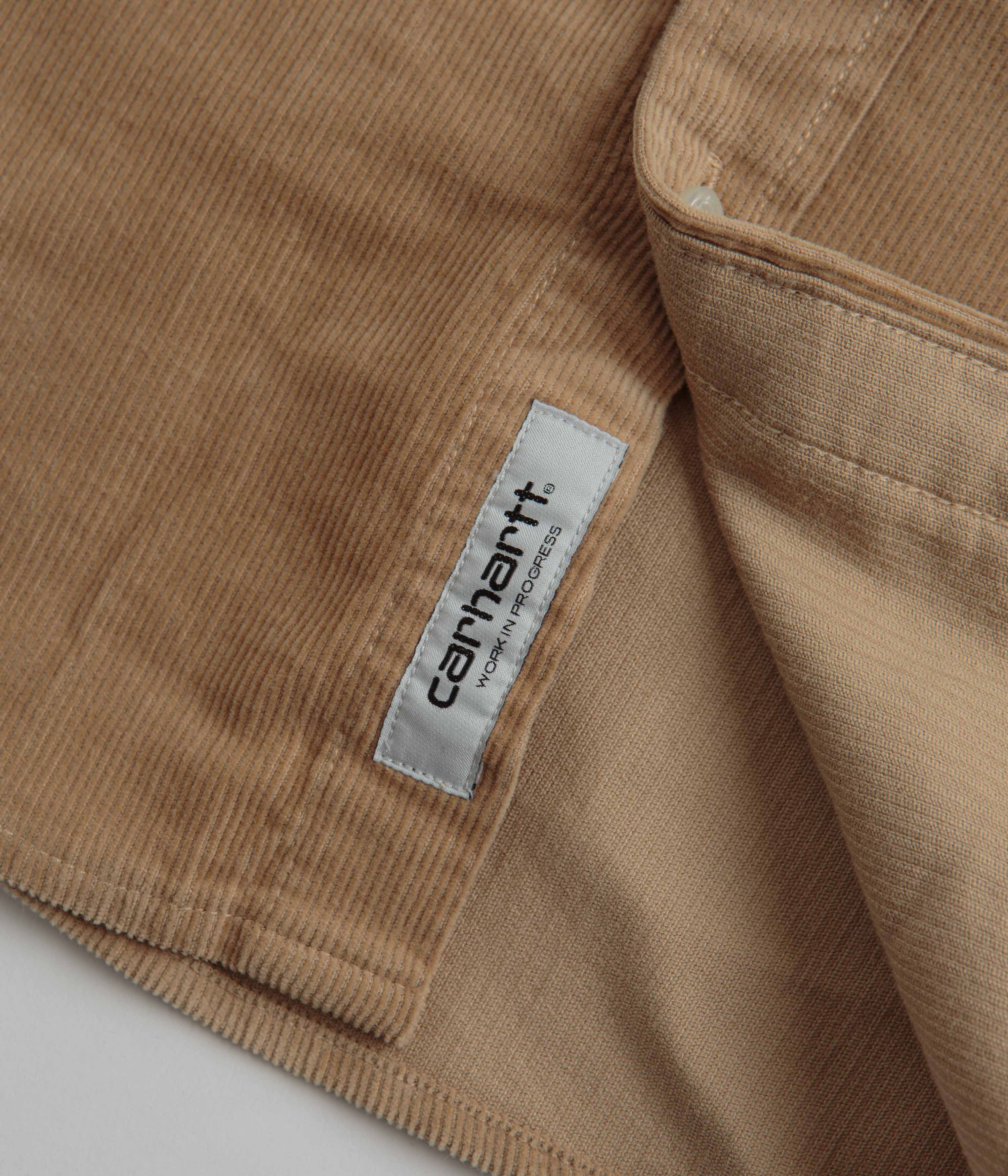 Carhartt Madison Fine Cord Shirt - Sable / Black - Image 3