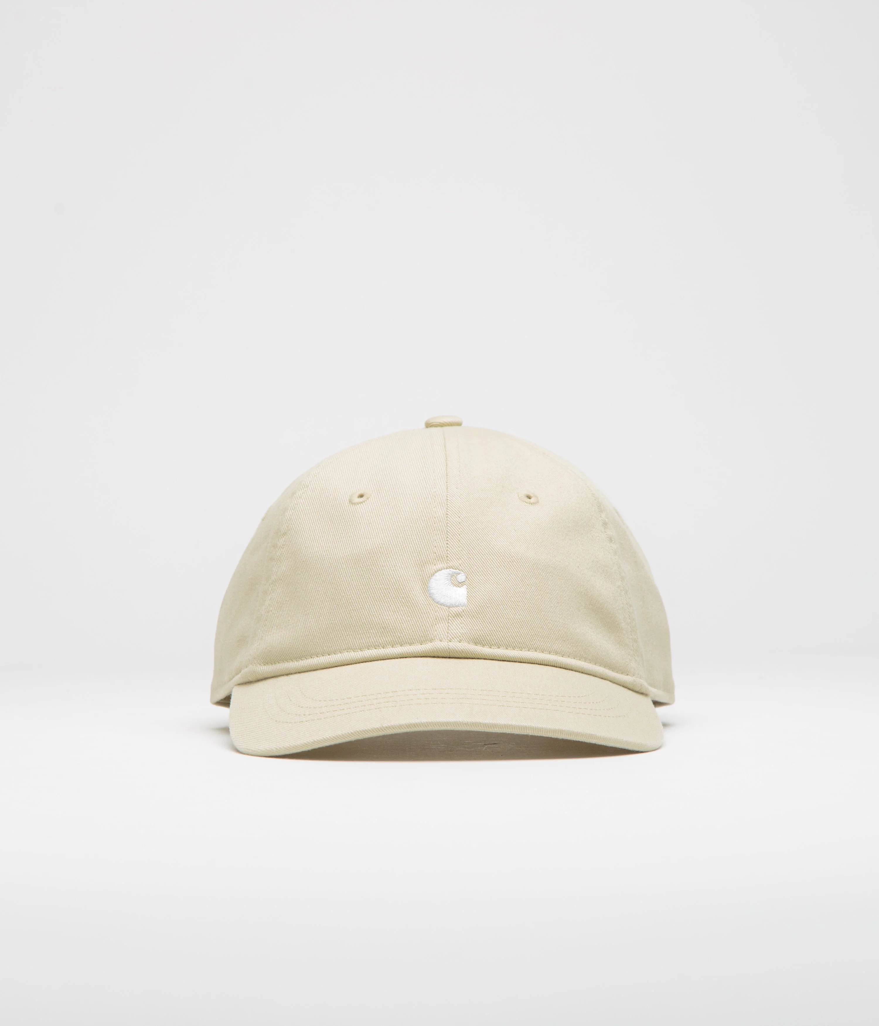 Carhartt Madison Logo Cap - Stone / White - Image 2