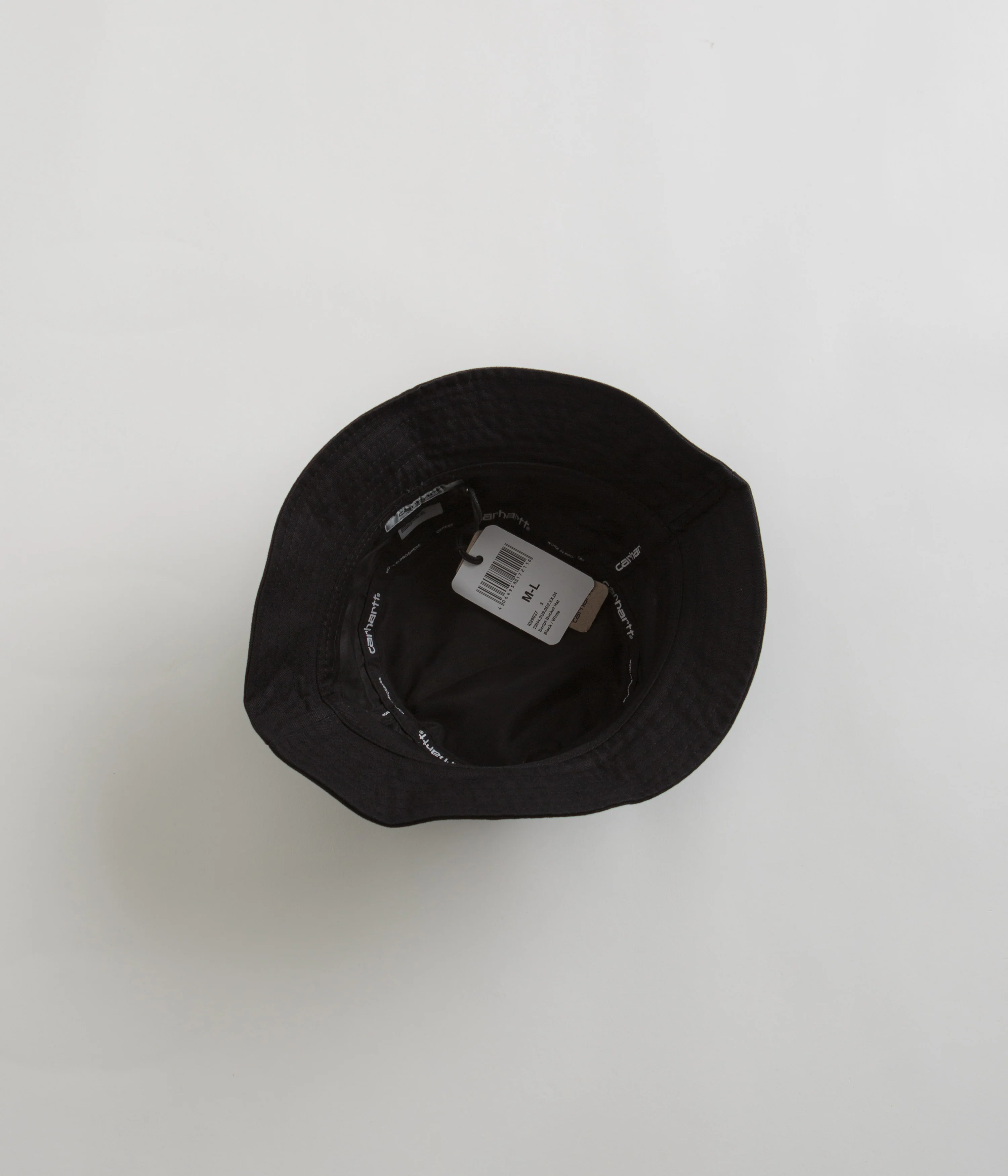 Carhartt Script Bucket Hat - Black / White - Image 3