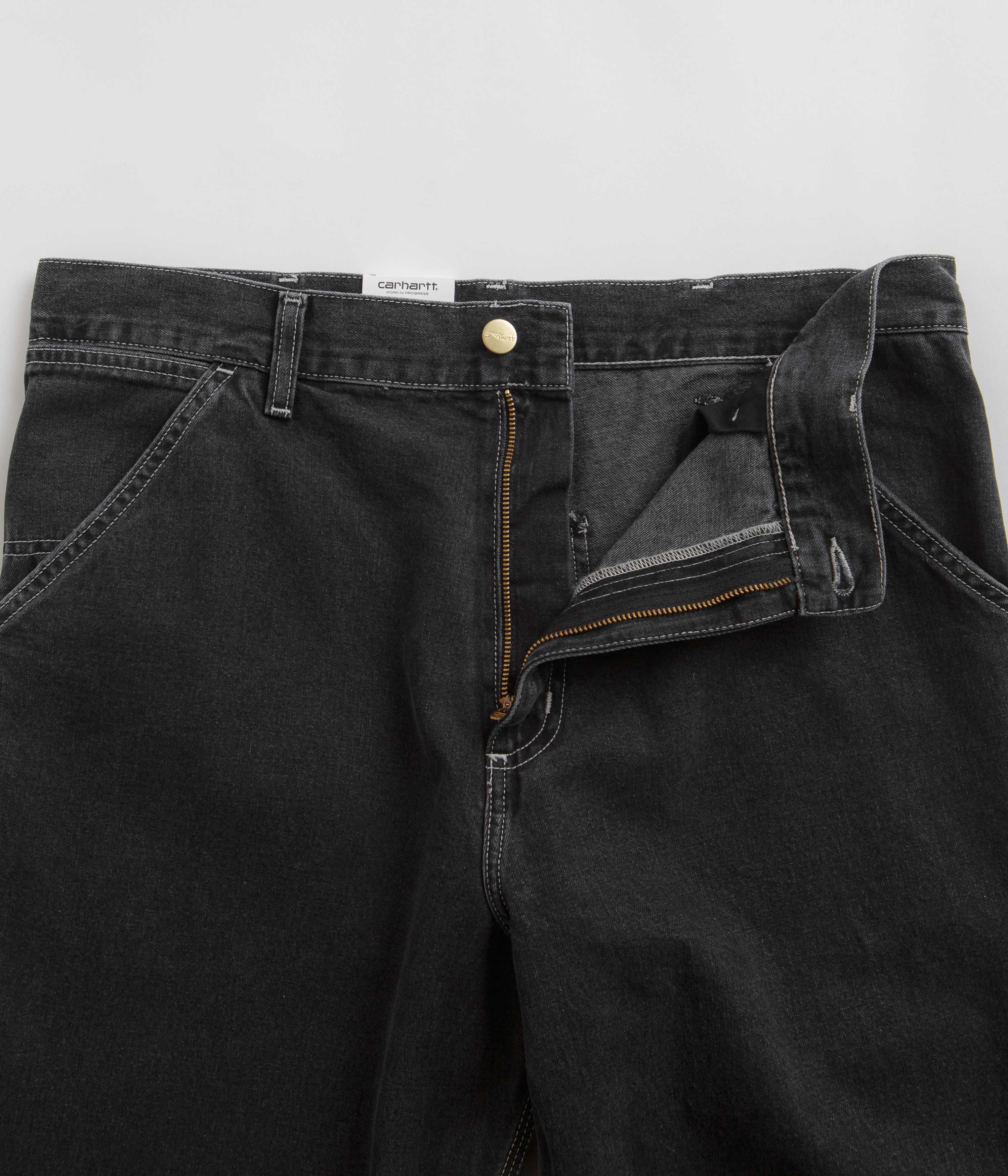 Carhartt Simple Pants - Heavy Stone Washed Black - Image 5