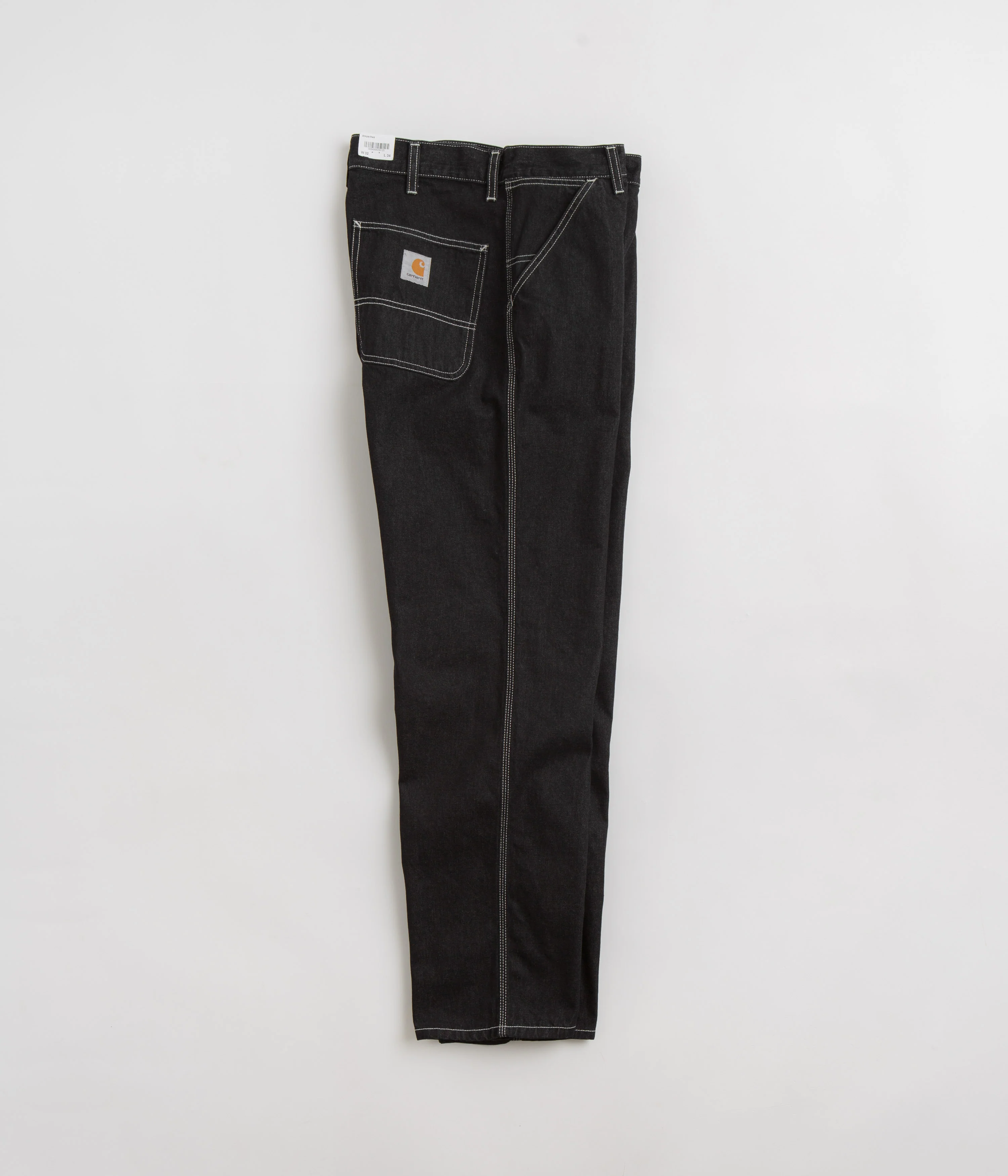 Carhartt Simple Pants - One Wash Black - Image 2