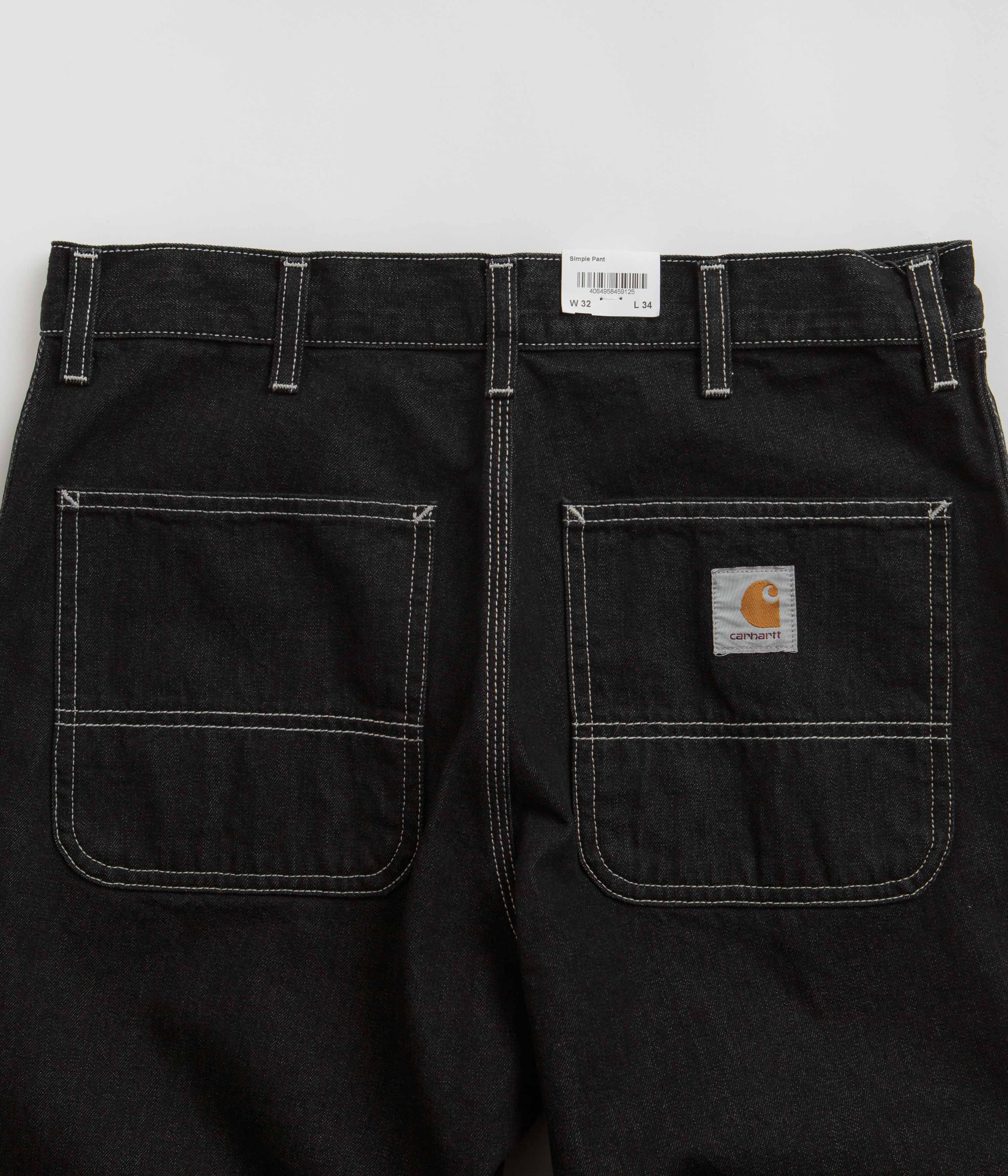 Carhartt Simple Pants - One Wash Black - Image 6