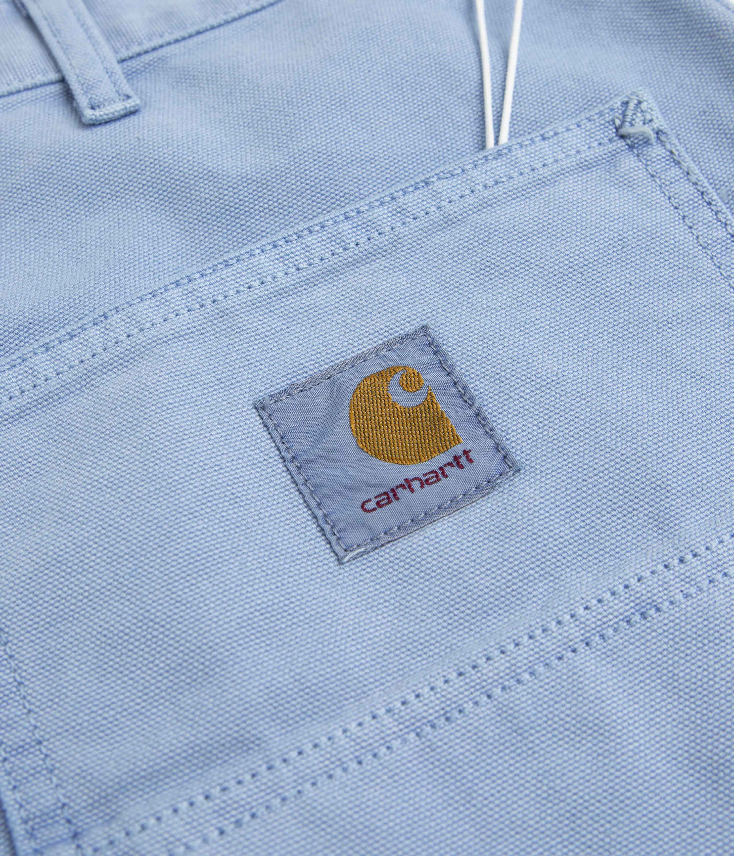 Carhartt Single Knee Shorts - Faded Piscine - Image 6