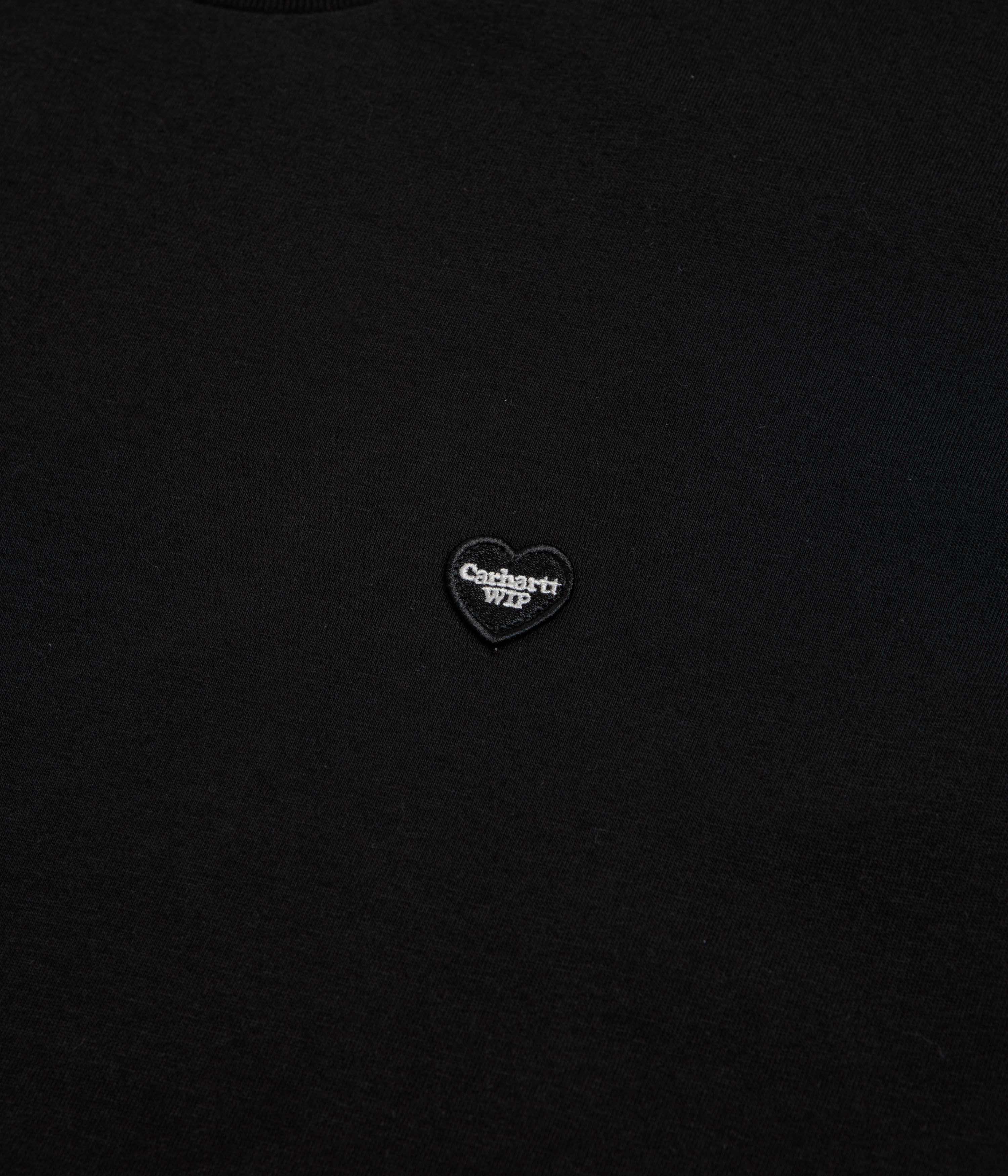 Carhartt Small Heart T-Shirt - Black / Black - Image 3