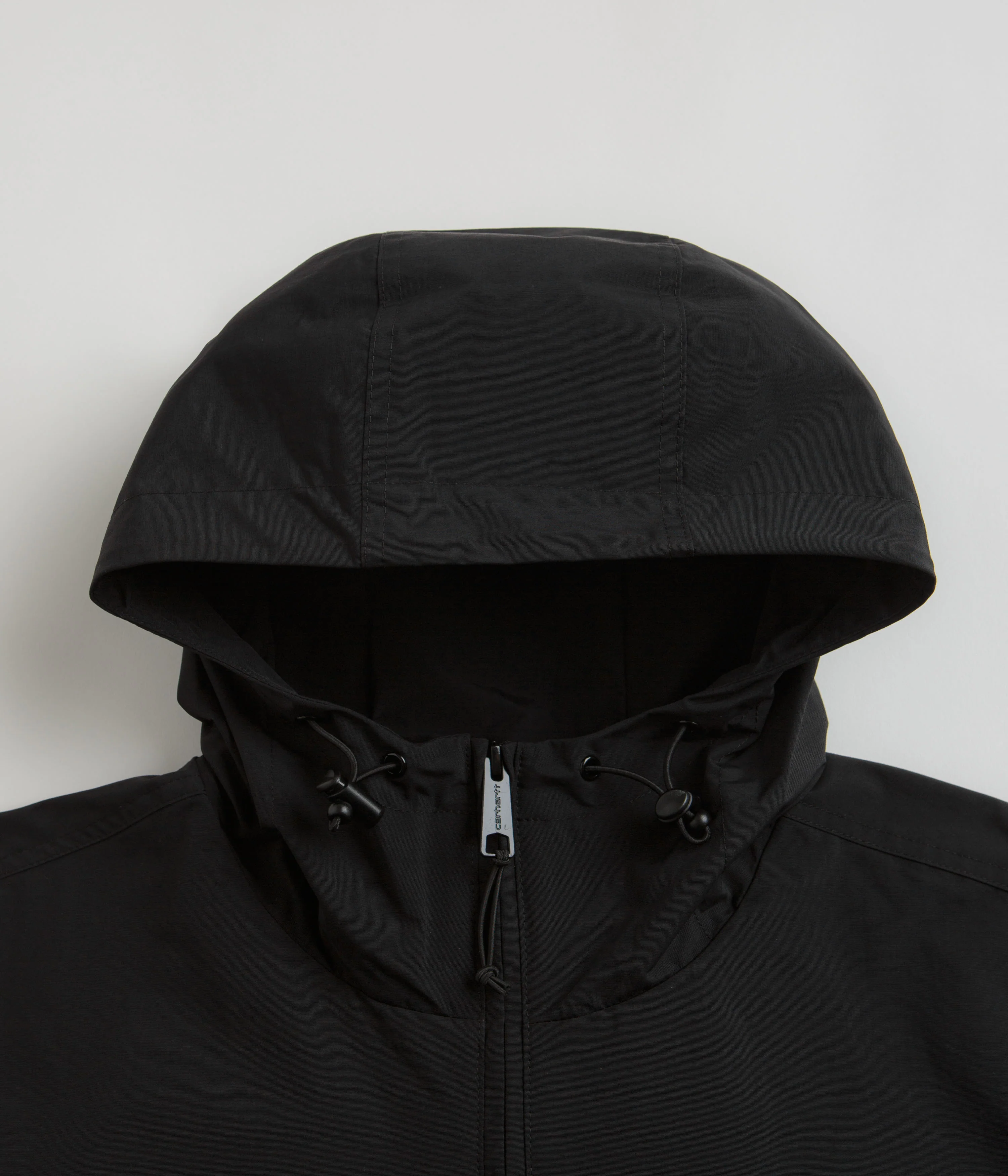 Carhartt Summer Windbreaker Pullover Jacket - Black / White - Image 2