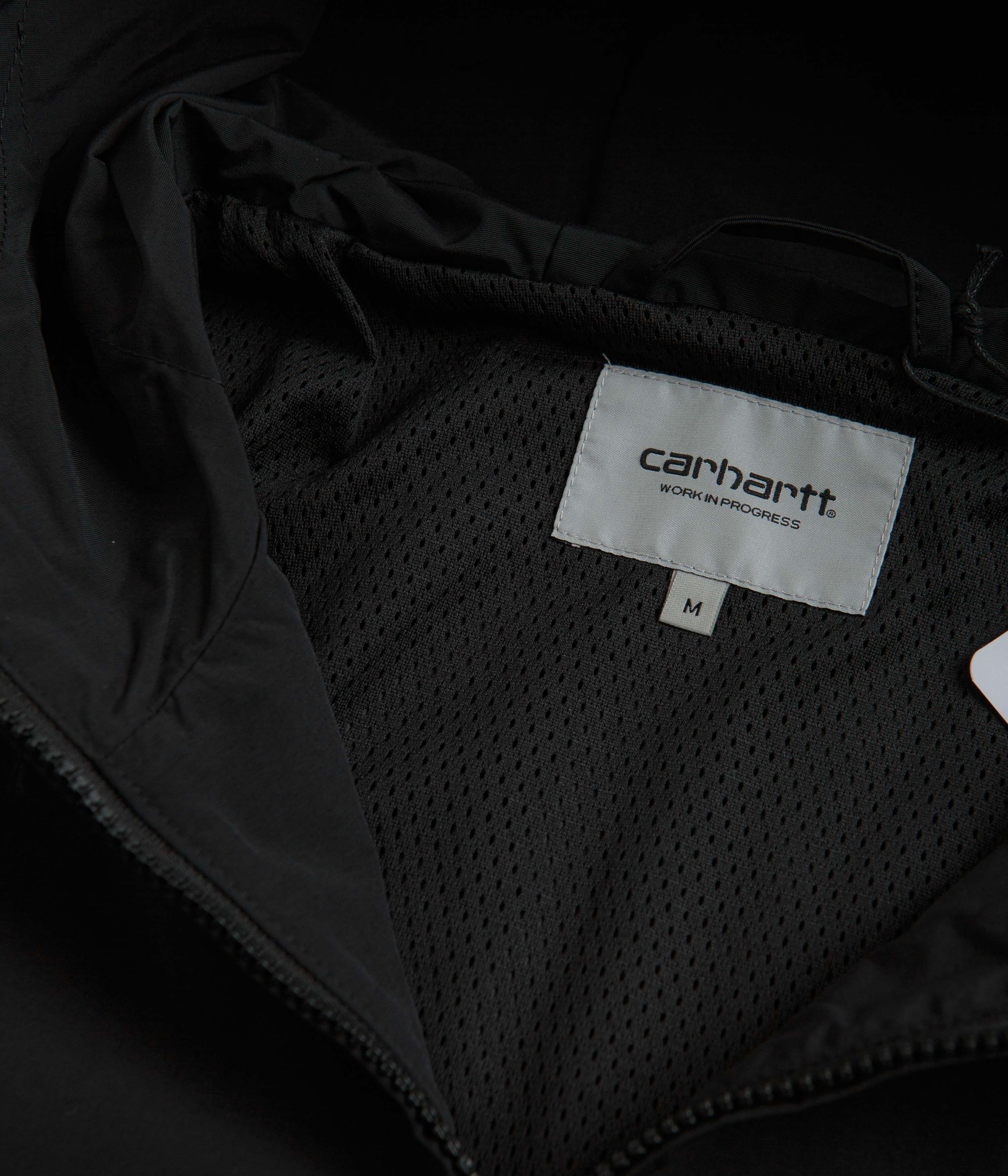 Carhartt Summer Windbreaker Pullover Jacket - Black / White - Image 3