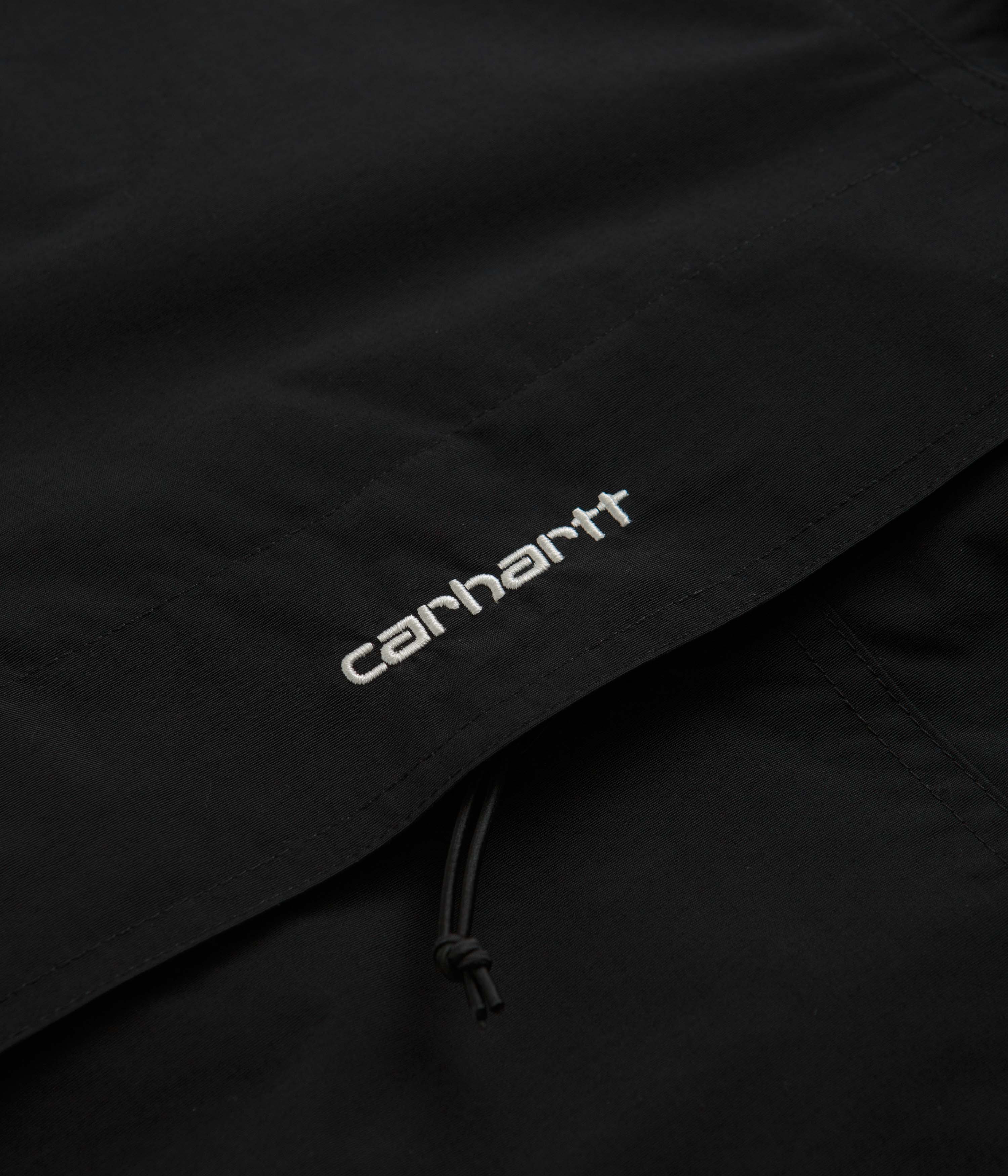 Carhartt Summer Windbreaker Pullover Jacket - Black / White - Image 4