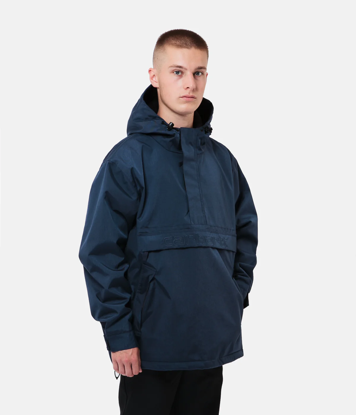 Carhartt Visner Pullover Jacket - Blue - Image 8