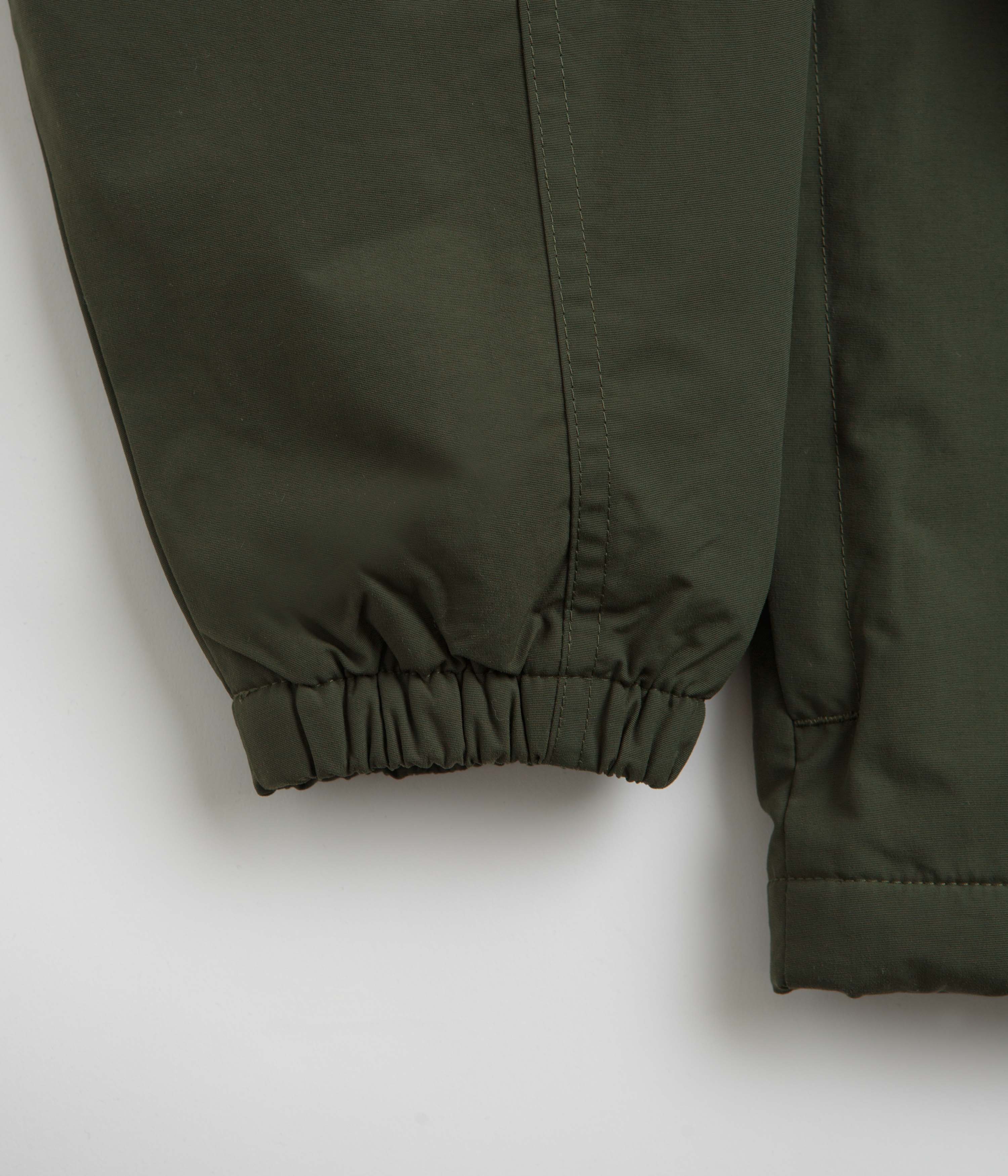 Carhartt Windbreaker Pullover Jacket - Office Green / White - Image 2