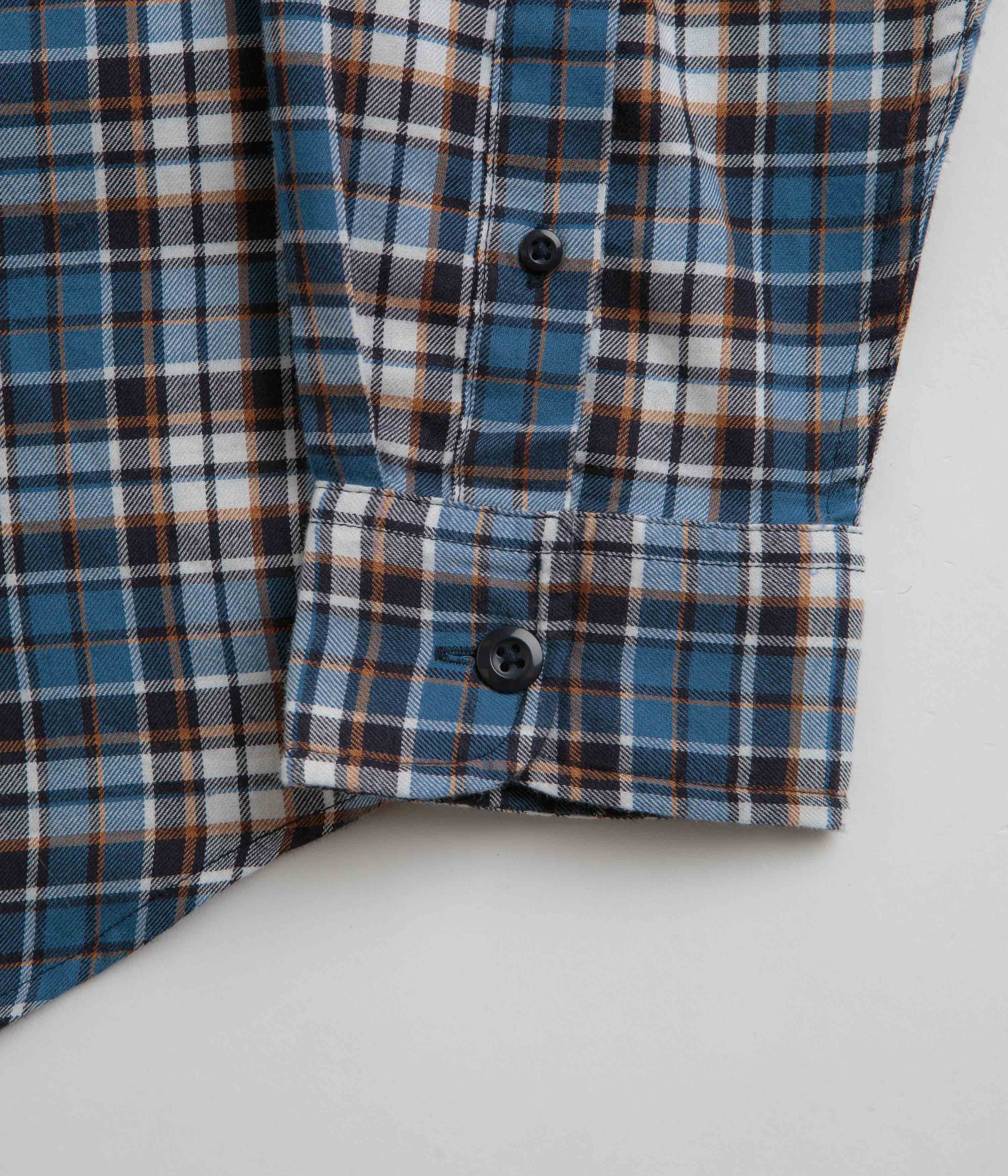 Carhartt Yuma Shirt Twill Flannel Shirt - Storm Blue - Image 4