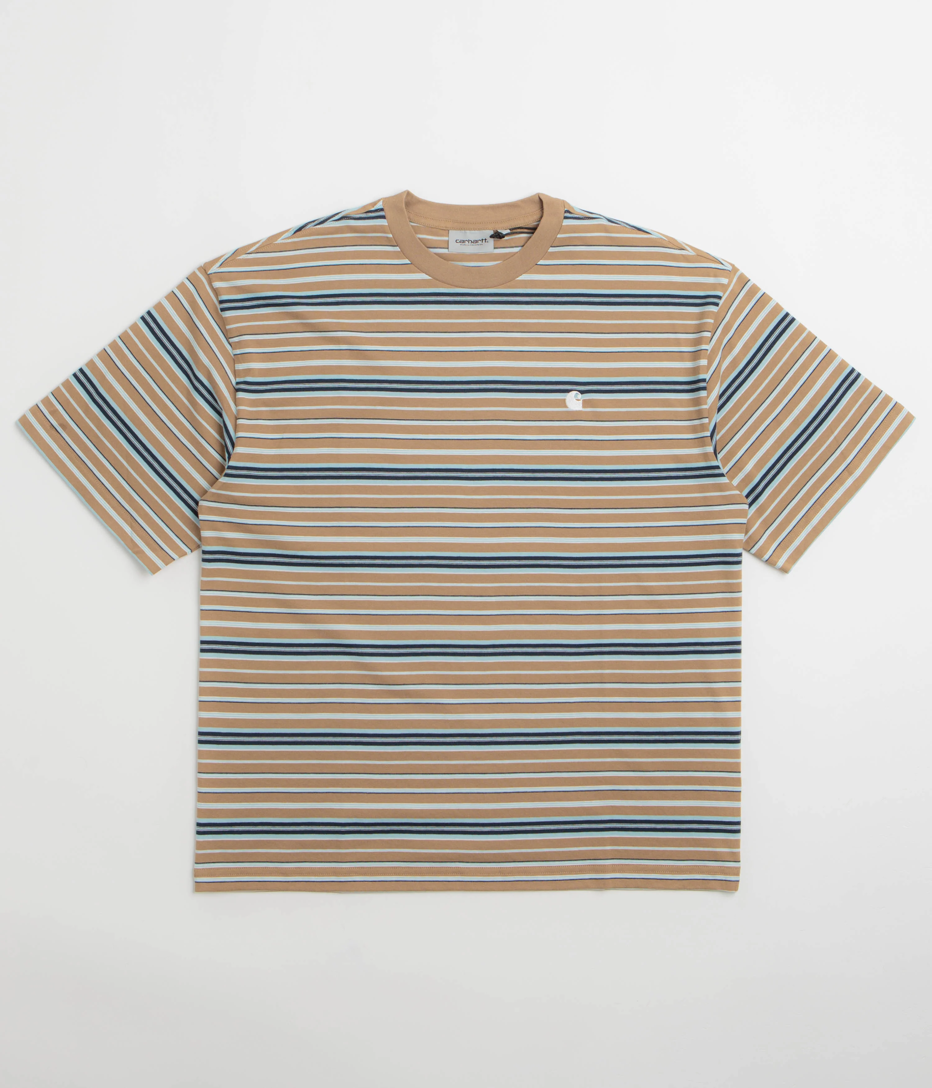 Carhartt Zane T-Shirt - Zane Stripe / Peanut