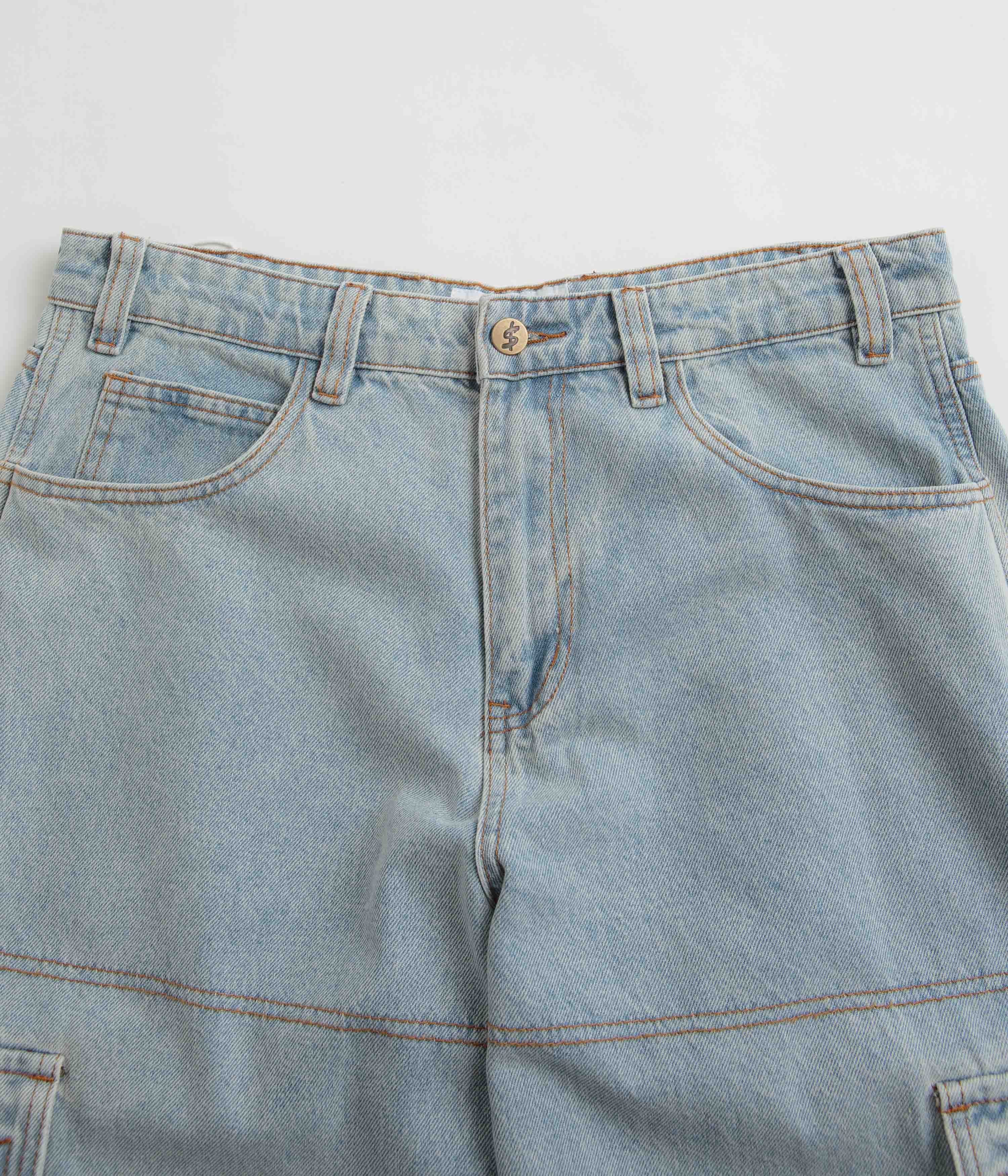Cash Only Aleka Cargo Jeans - Light Wash - Image 4
