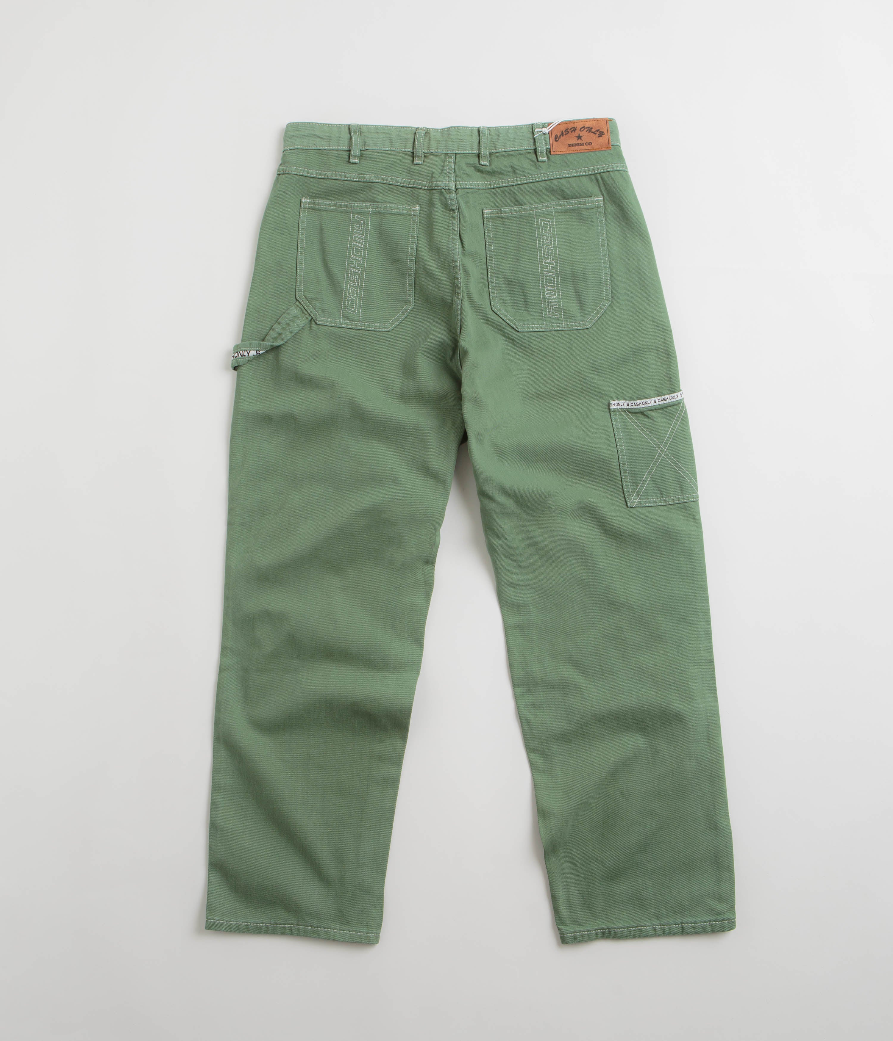 Cash Only Carpenter Baggy Jeans - Army - Image 3