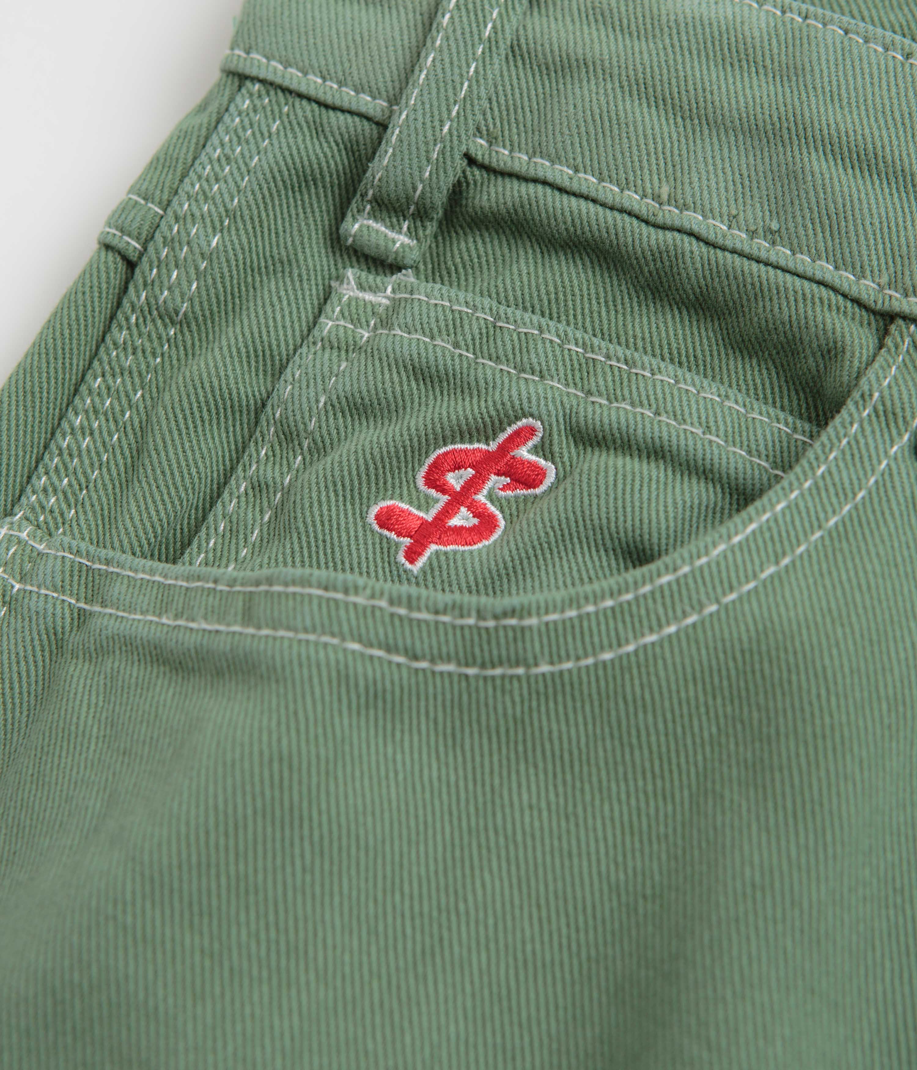 Cash Only Carpenter Baggy Jeans - Army - Image 6
