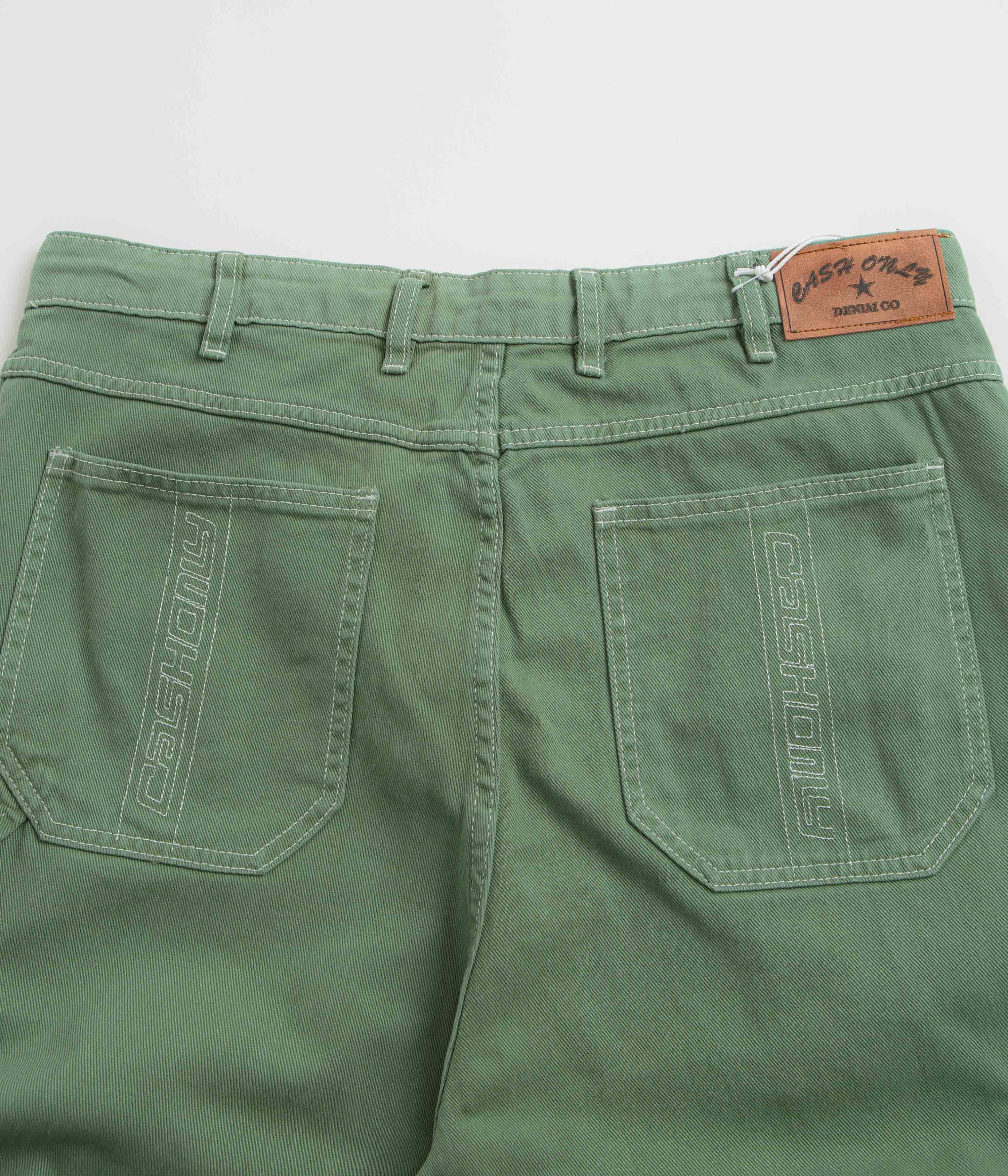 Cash Only Carpenter Baggy Jeans - Army - Image 8