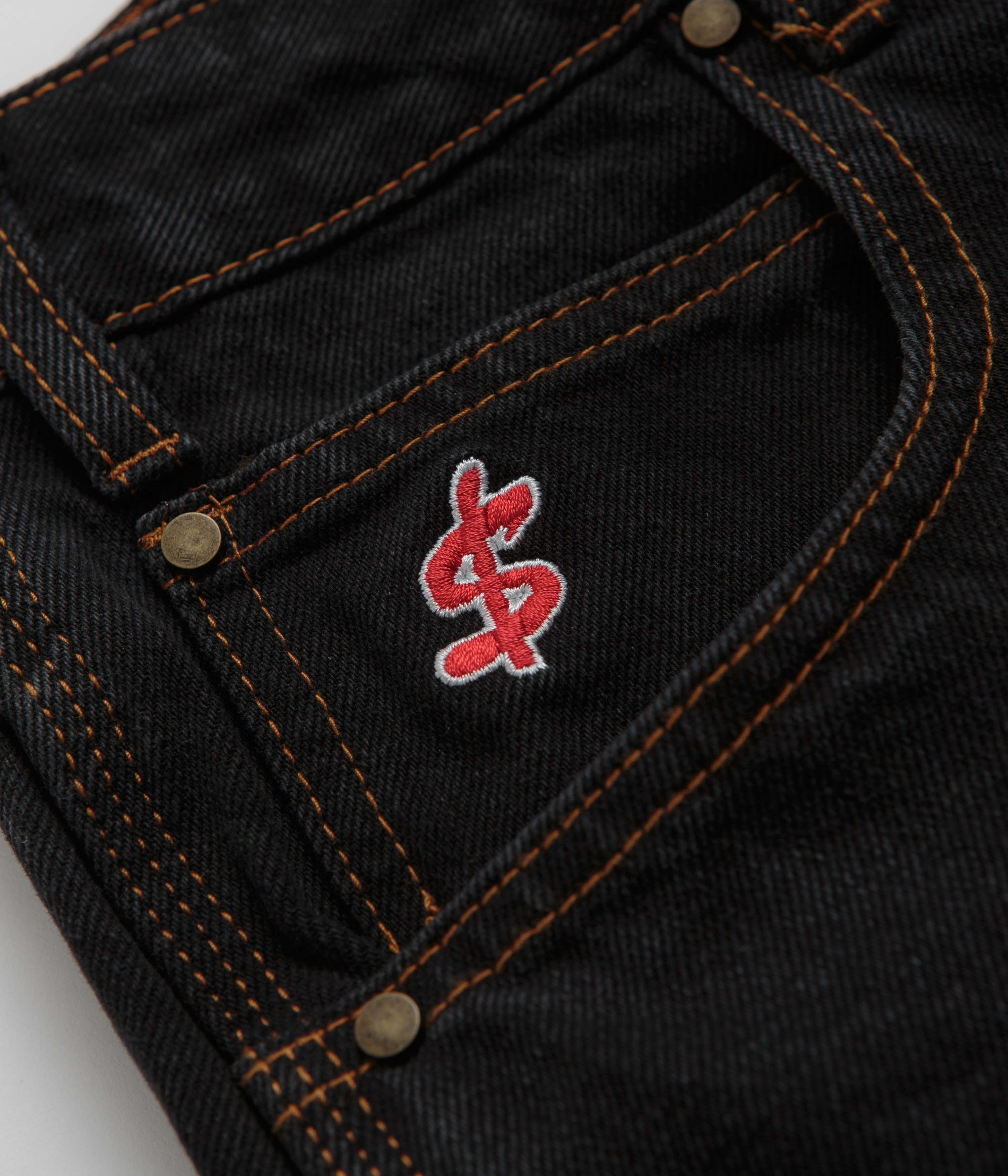 Cash Only Logo Baggy Jeans - Washed Black / Black - Image 7