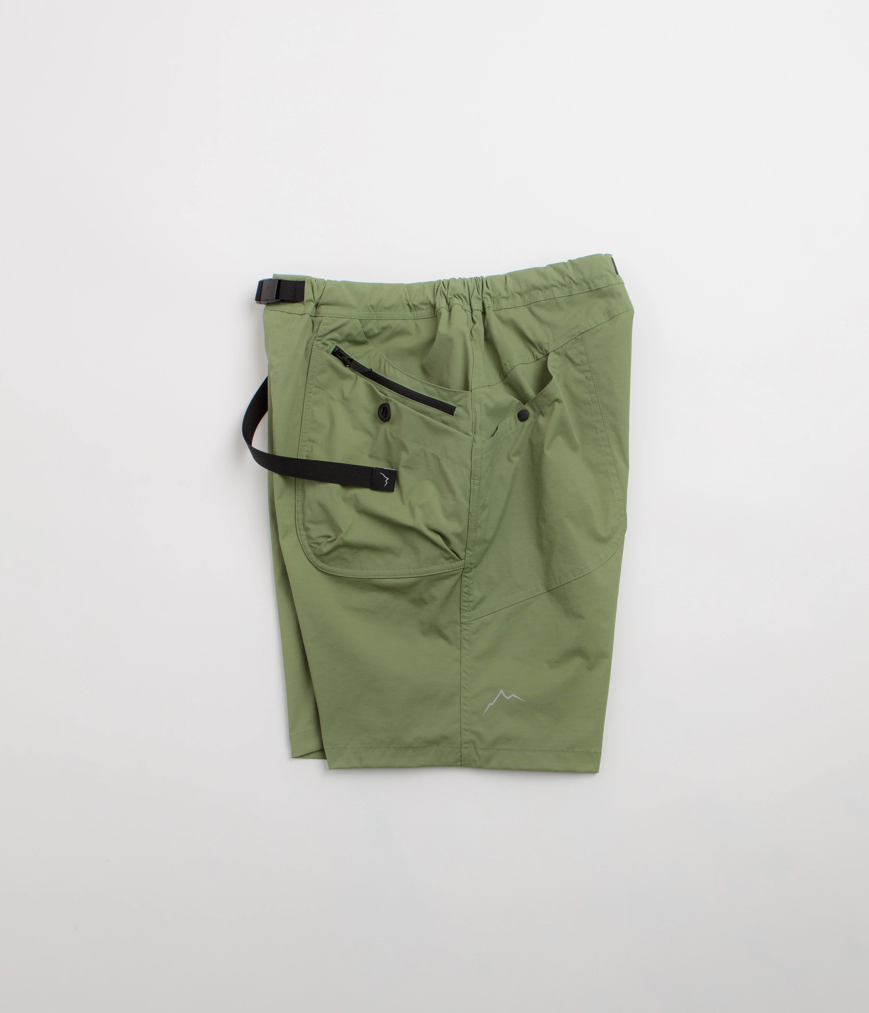 Cayl NC Button Pocket Shorts - Green - Image 2