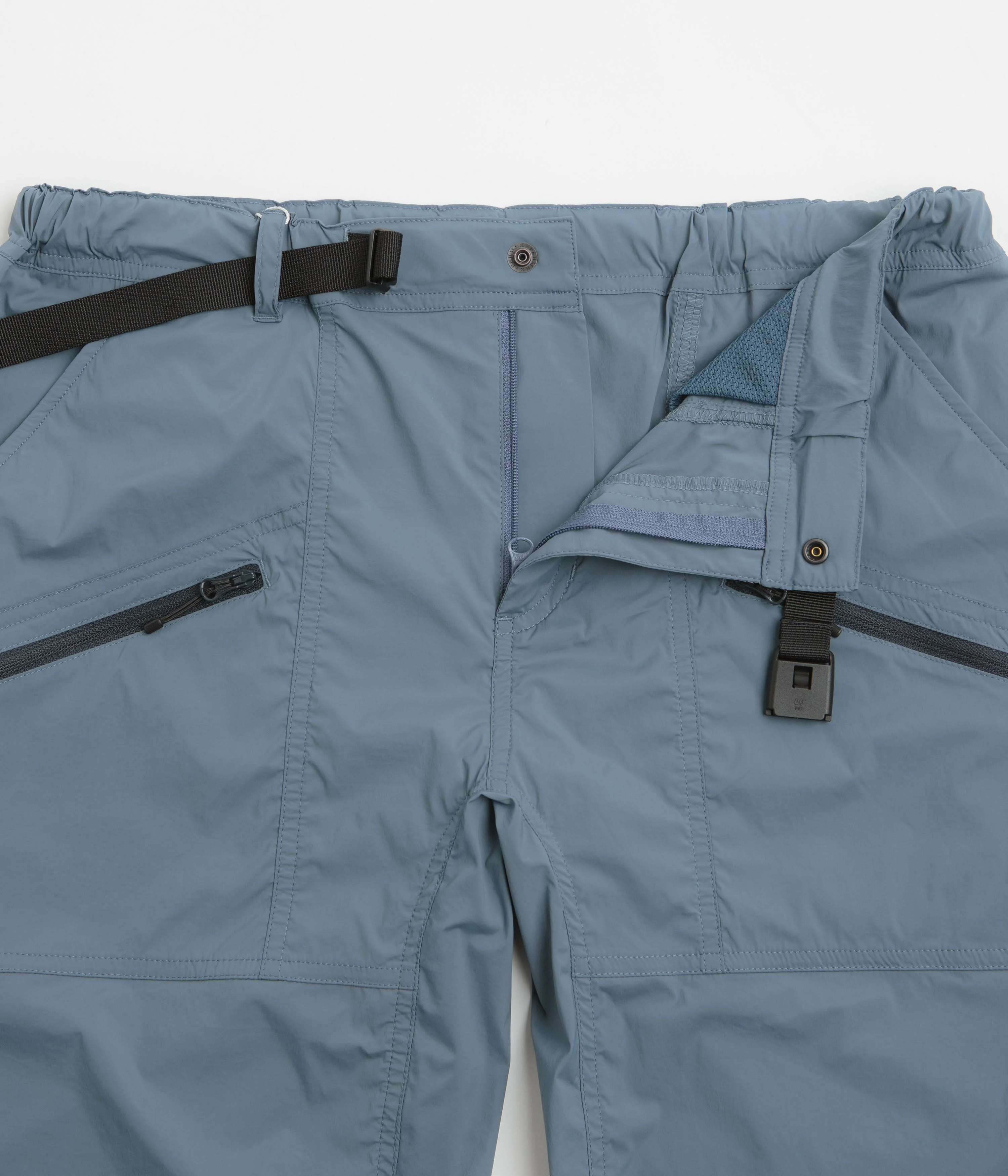 Cayl Zip Pocket Shorts - Light Blue - Image 6