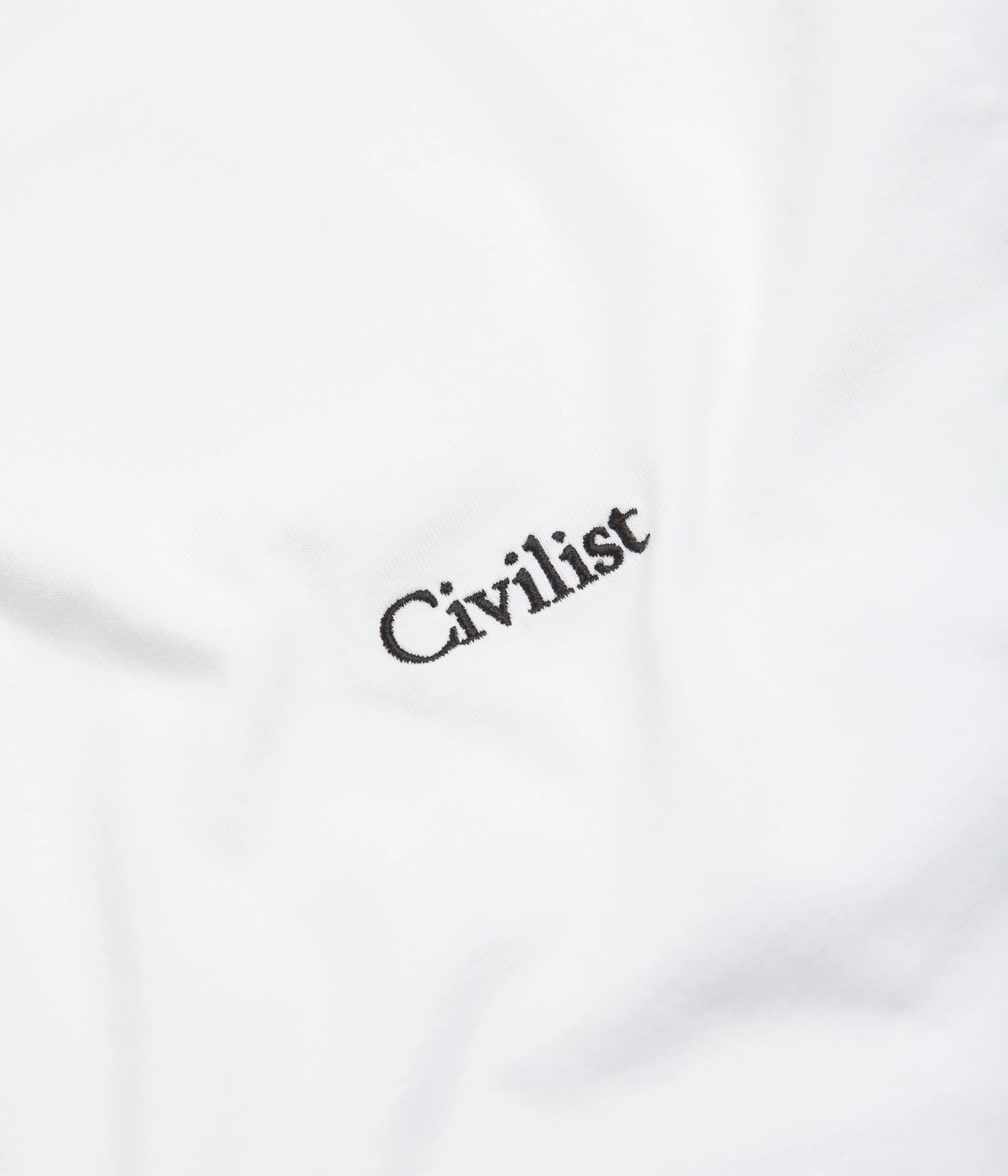 Civilist Mini Logo T-Shirt - White - Image 2