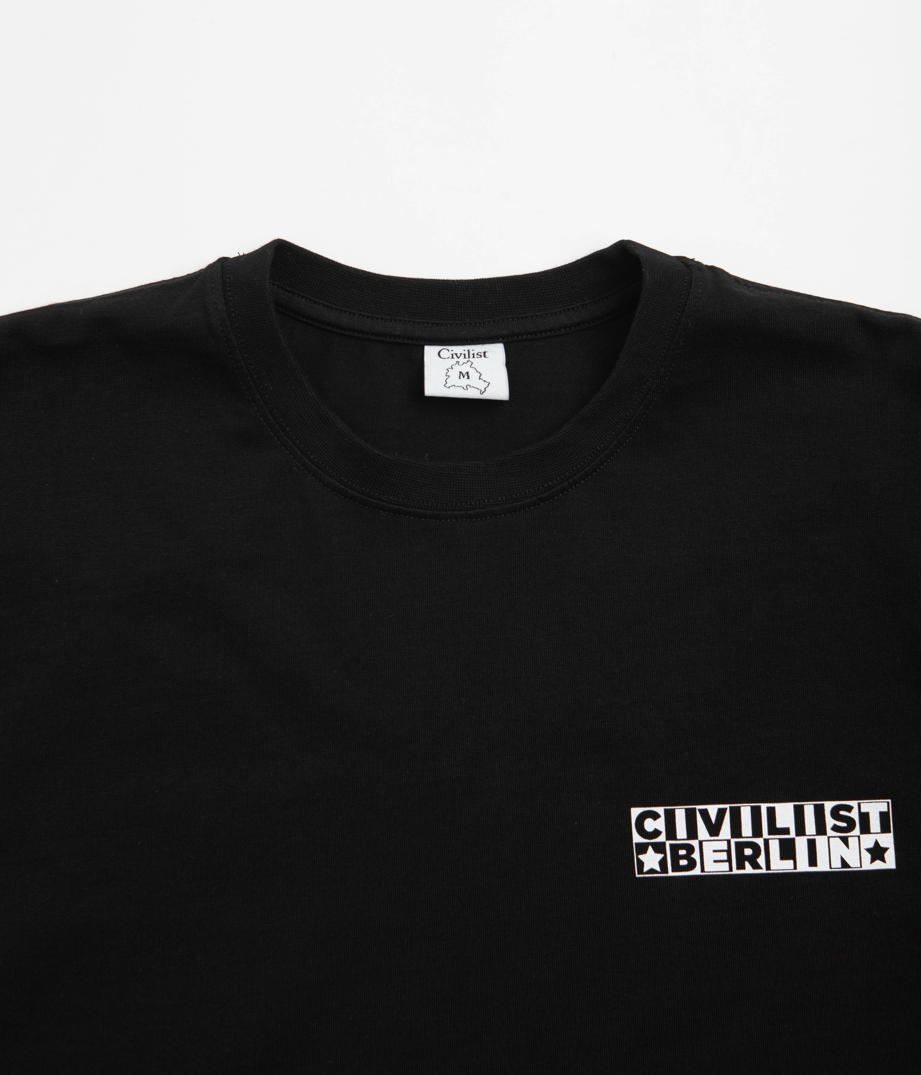 Civilist Monochrome T-Shirt - Black - Image 4