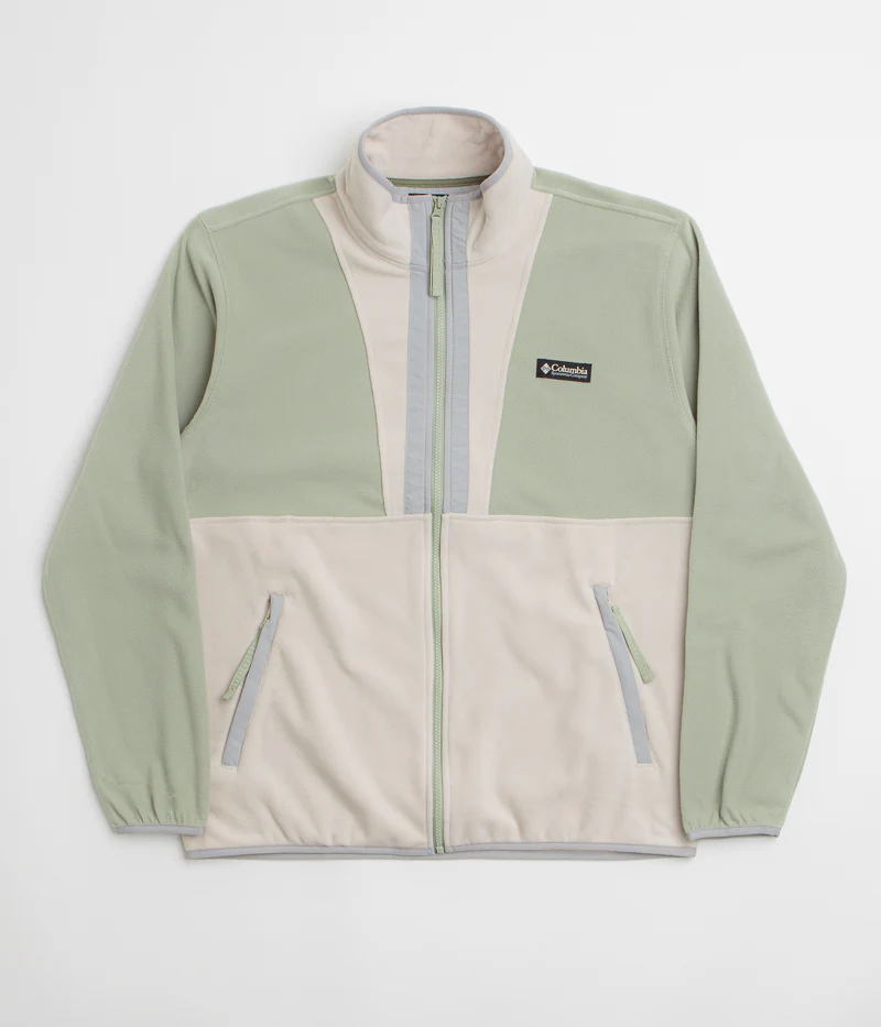 Columbia Backbowl II Lightweight Full Zip Fleece - Safari / Dark Stone