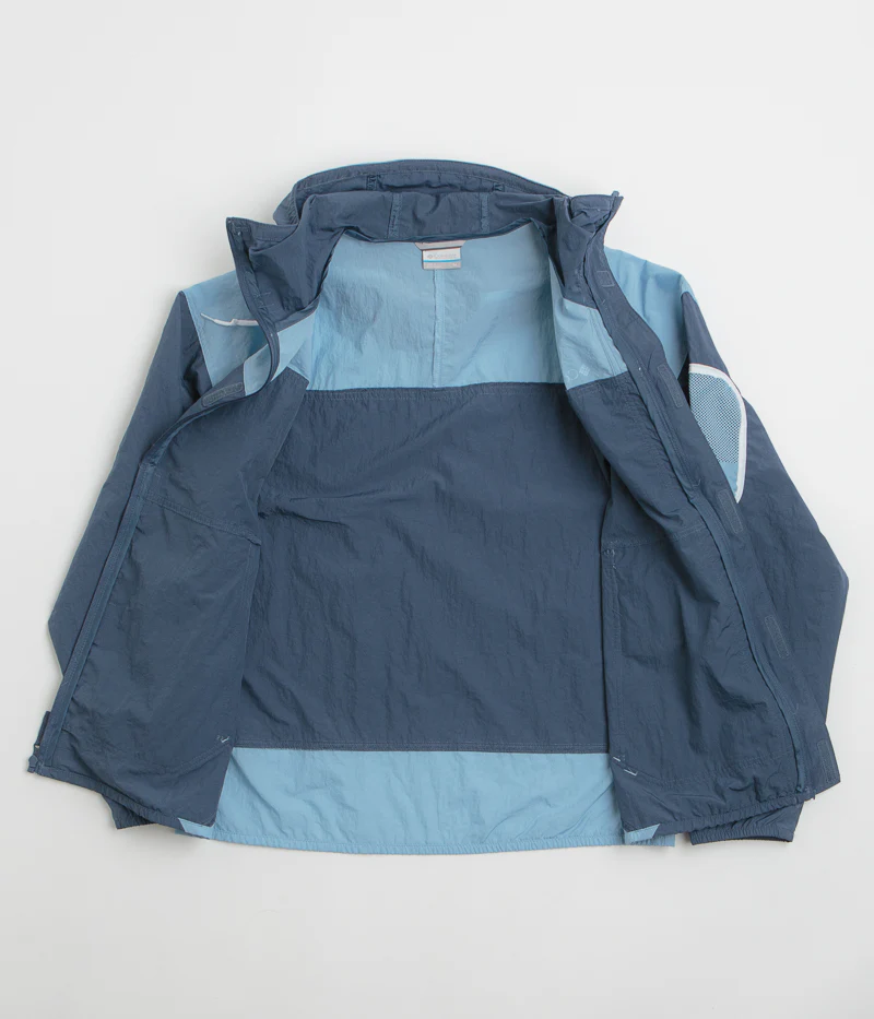 Columbia Challenger II Windbreaker Jacket - Dark Mountain / Ripple Blue - Image 2