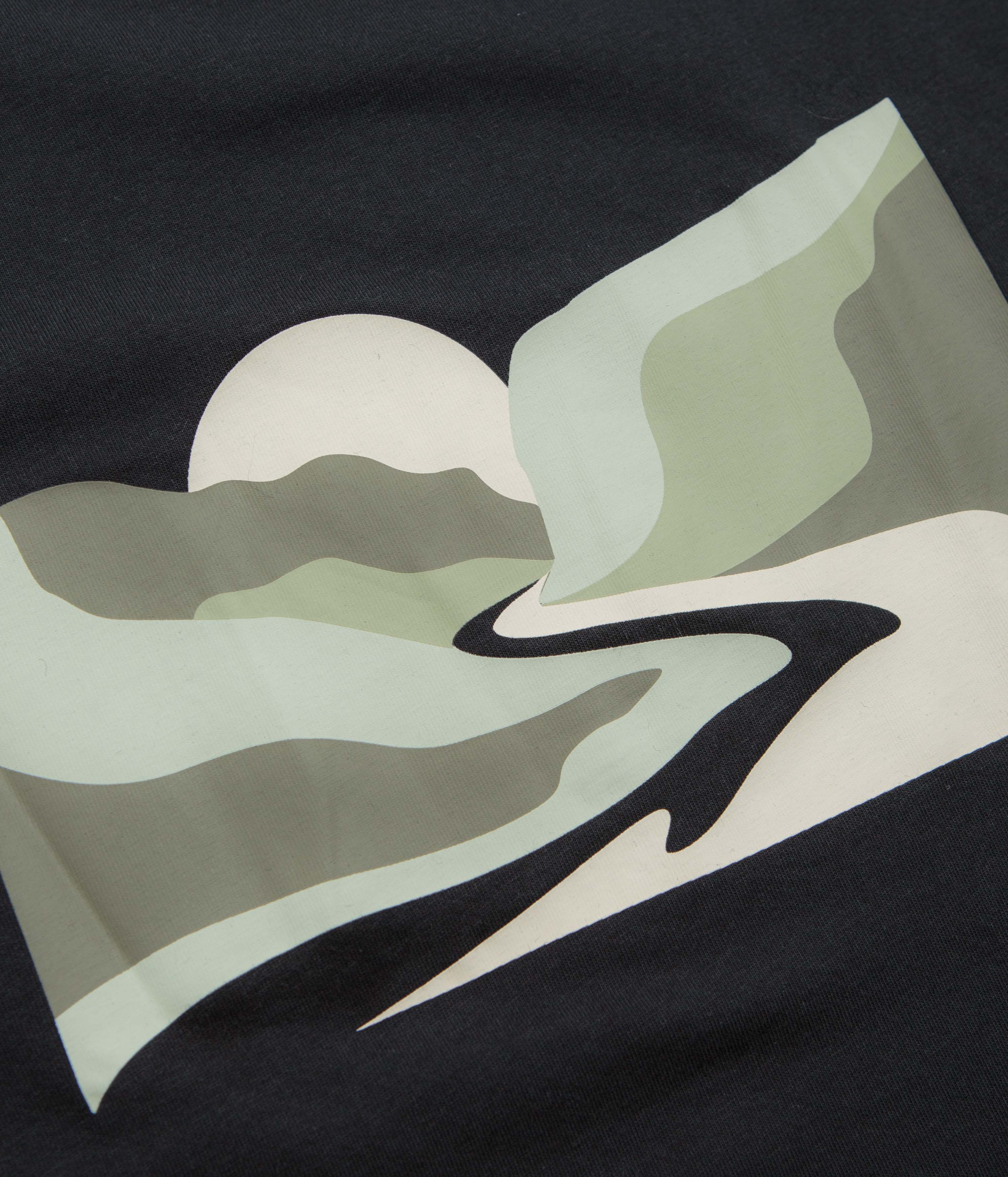 Columbia Explorers Canyon Back T-Shirt - Black / Trailscape - Image 5