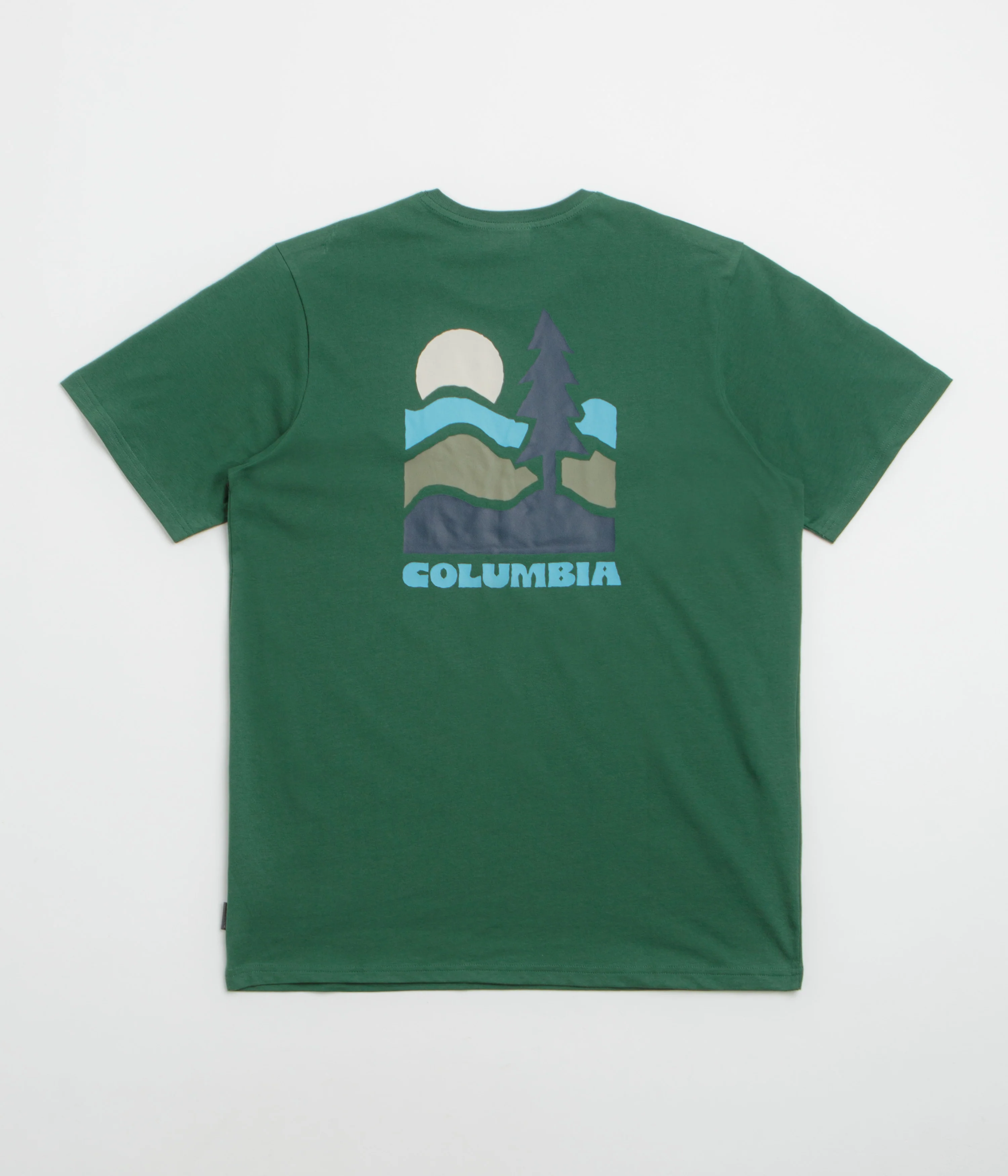 Columbia Explorers Canyon Back T-Shirt - Rain Forest / Get Hiked